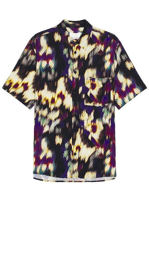 Isabel Marant Vabilio Watercolor Shirt in Purple Product Image