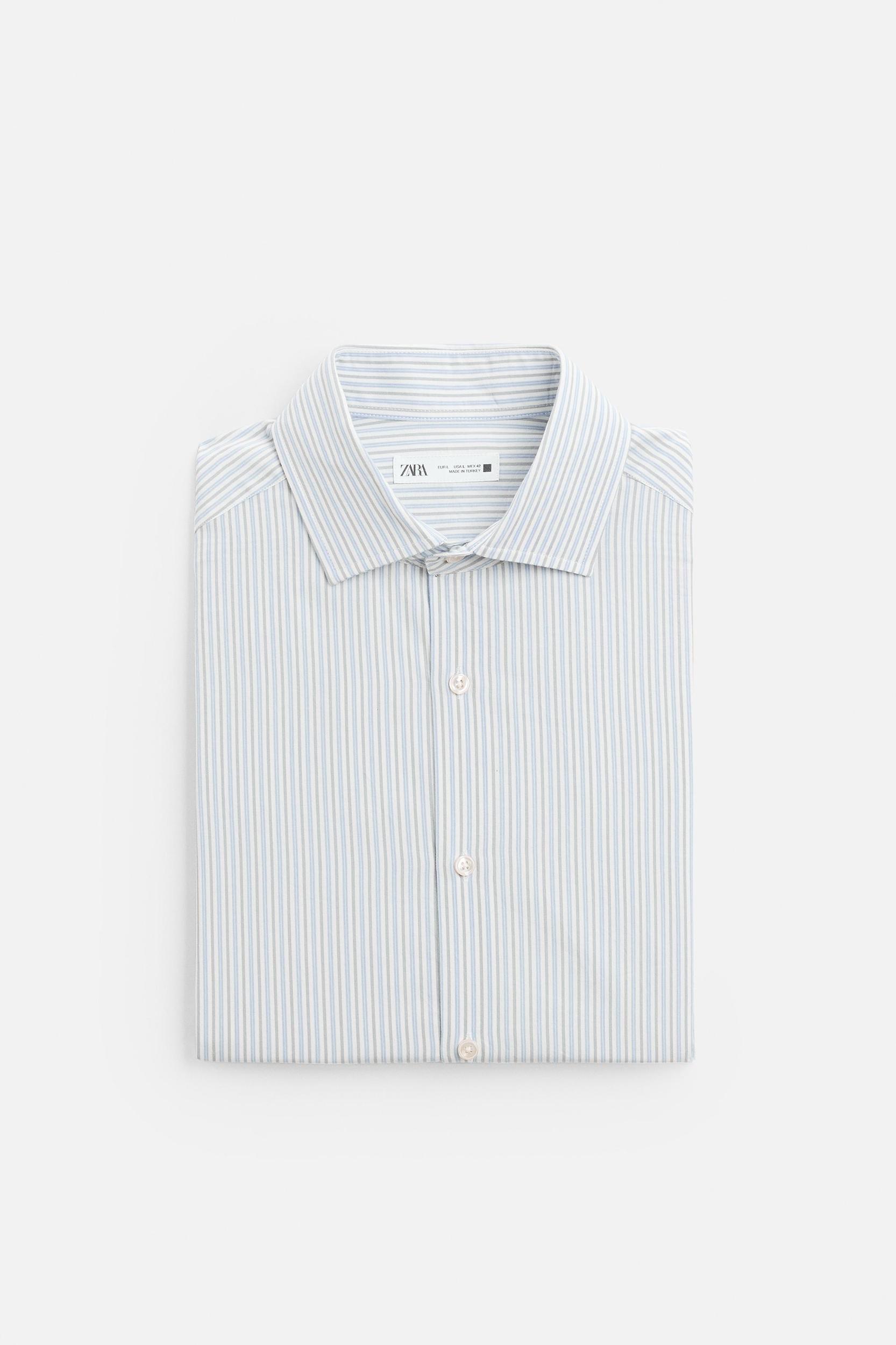 STRIPED TWILL SHIRT Product Image
