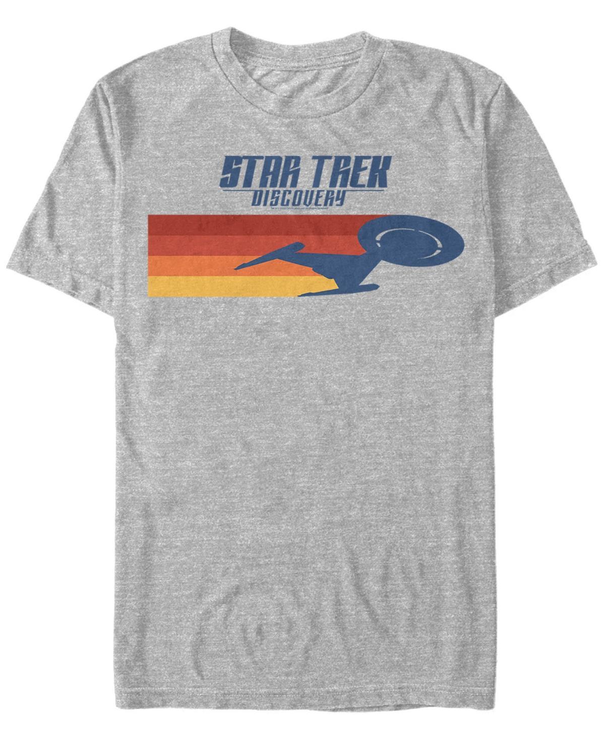 Men's Star Trek Discovery Fashion Graphic Tee, Size: XL, Athletic Grey Product Image