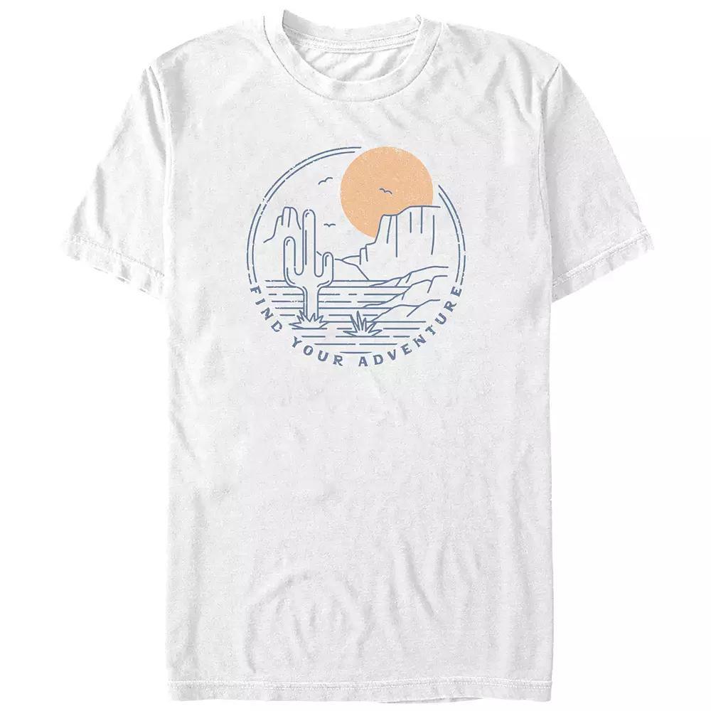 Big & Tall Find Your Adventure Graphic Tee, Men's, Size: 4XL Tall, White Product Image