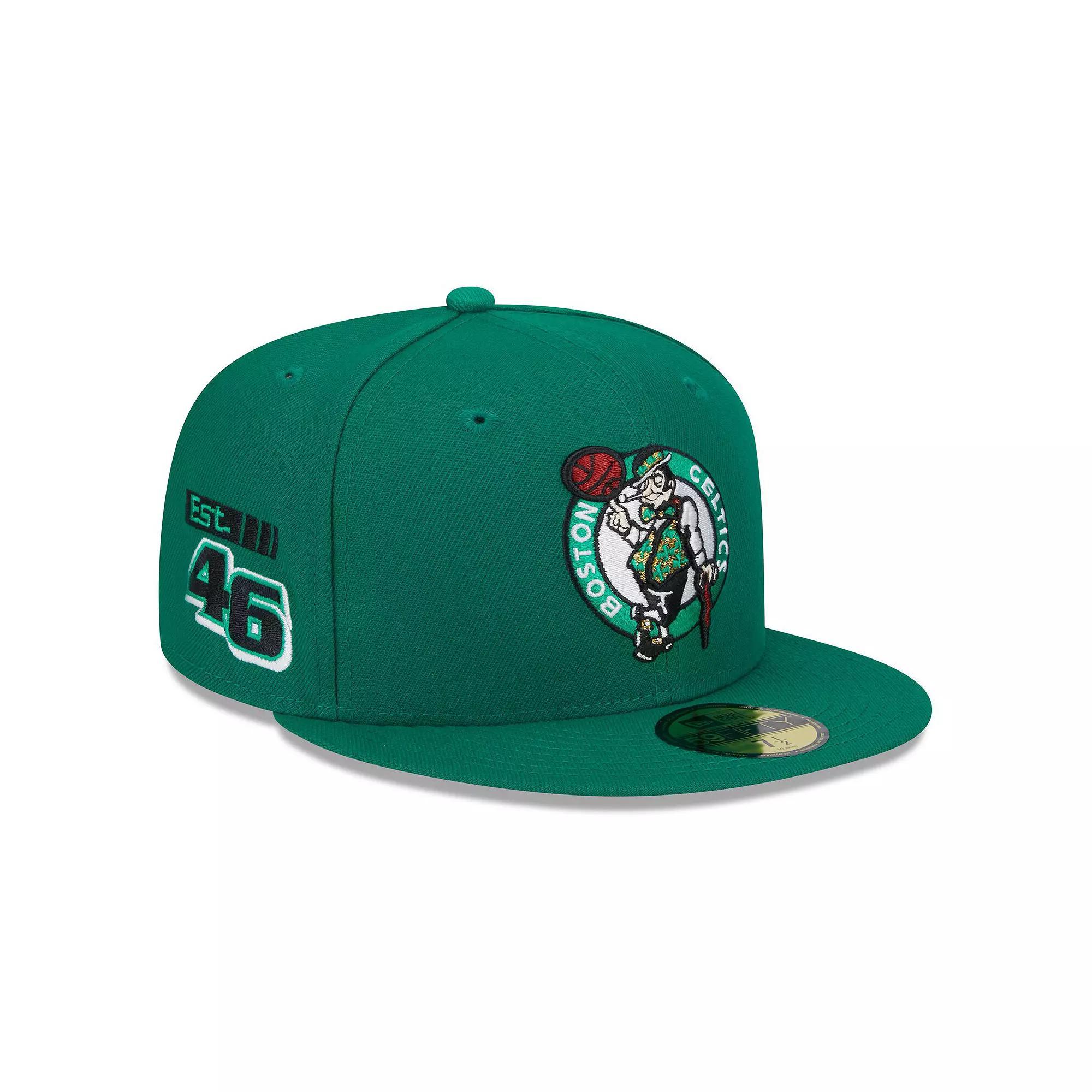 Mens New Era Kelly Boston Celtics 2024 NBA All-Star Game Rally Drive Side Patch 59FIFTY Fitted Hat Product Image