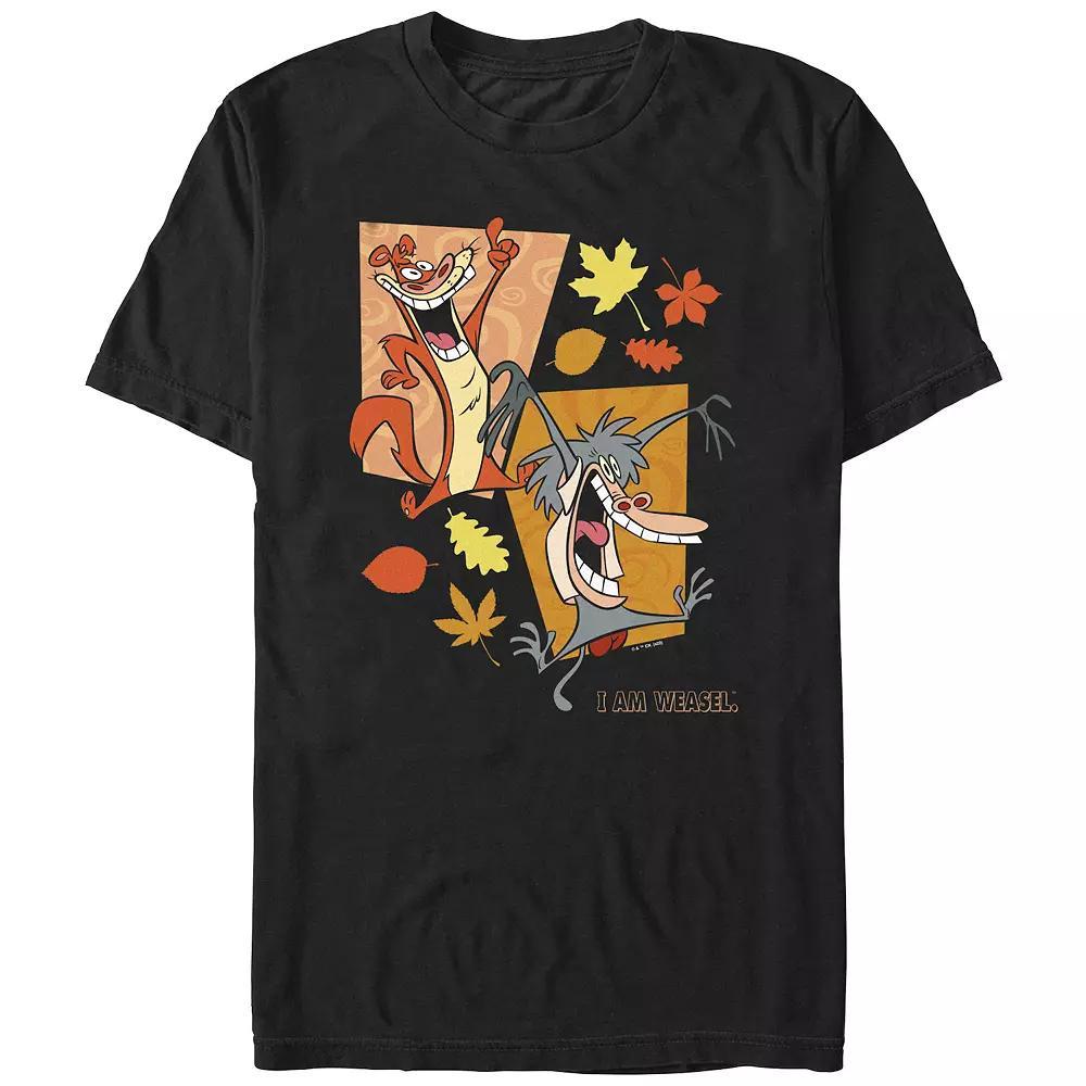 Men's I Am Weasel Autumn Celebration Graphic Tee, Size: Large, Black Product Image