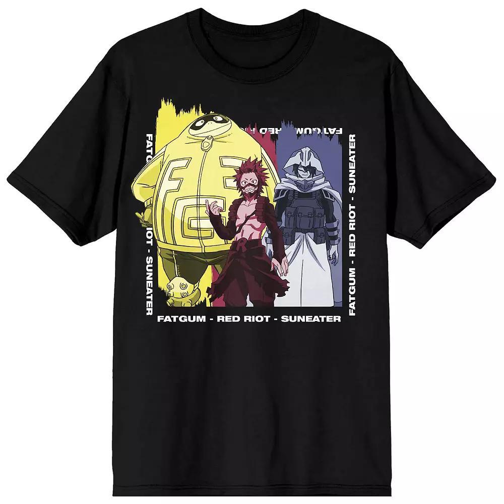 Men's My Hero Academia Fat Gum Tee, Size: XL, Black Product Image