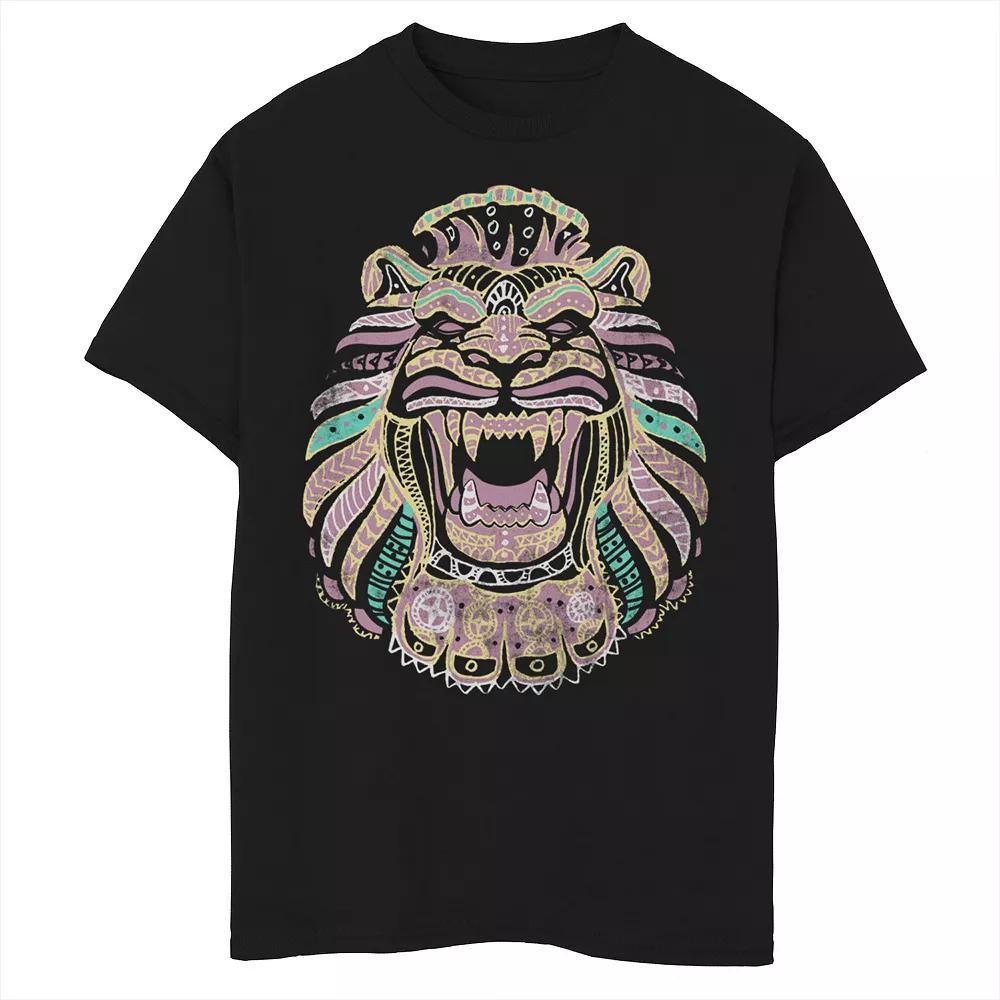 Boys 8-20 Marvel Spider-Man Face Web Logo Orange Tonal Graphic Tee, Boy's, Size: XS, Black Product Image