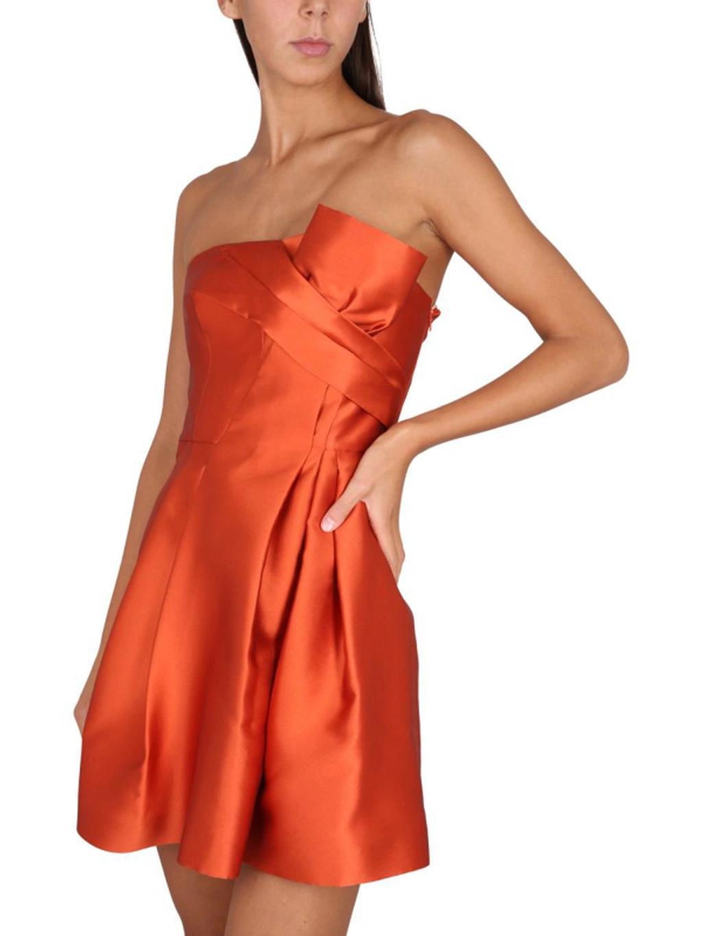 ALBERTA FERRETTI Shouldered Dress. In Red Product Image