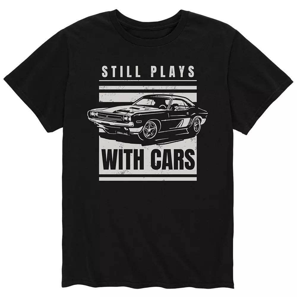Men's Still Plays With Cars Tee, Size: Medium, Black Product Image