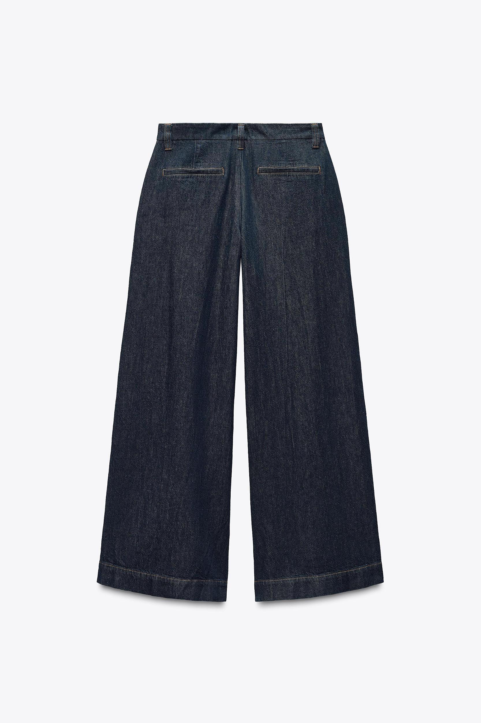 MID WAIST DARTED Z1975 WIDE LEG JEANS Product Image