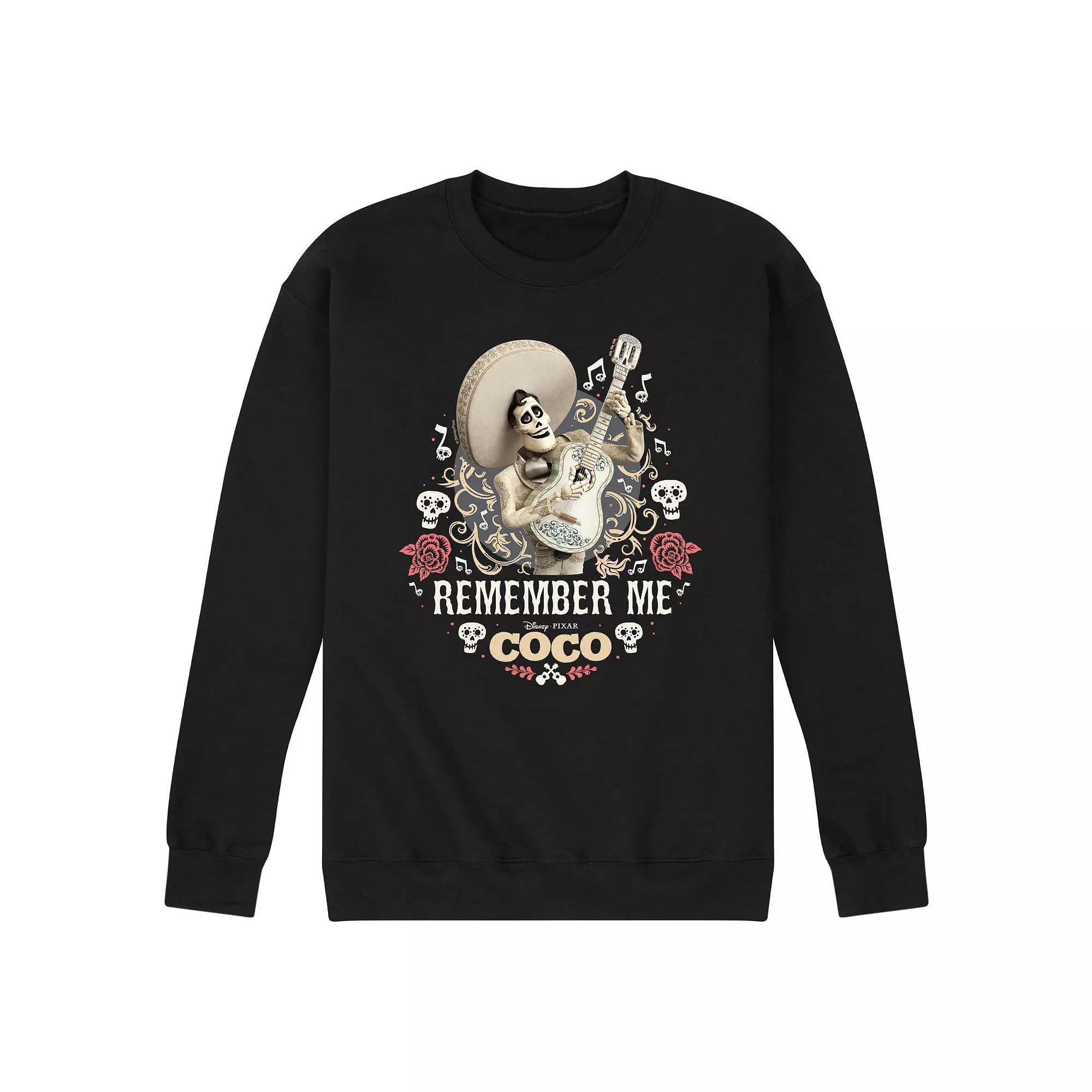 Disney / Pixars Coco Mens Remember Me Ernesto Fleece Sweatshirt Product Image