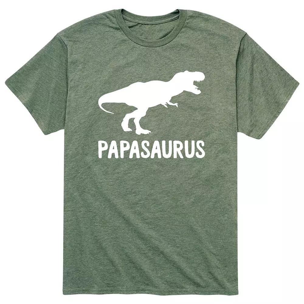 Men's Papasaurus Tee, Size: Large, Green 2 Product Image