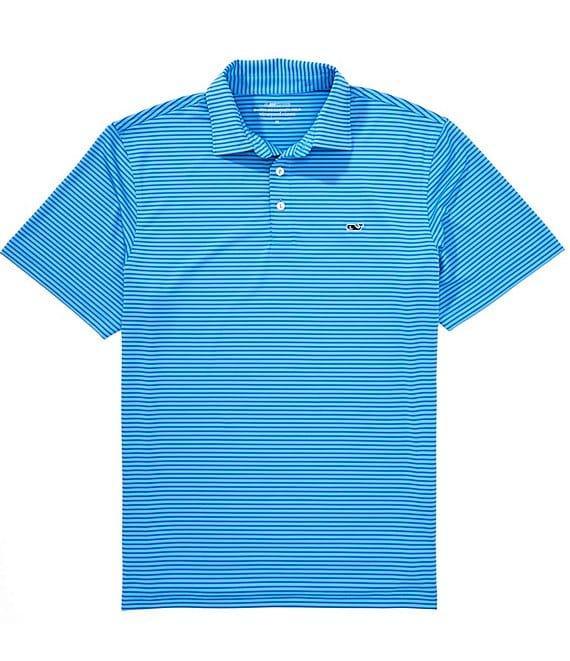 Vineyard Vines Bradley Stripe Sankaty Short Sleeve Polo Shirt Product Image