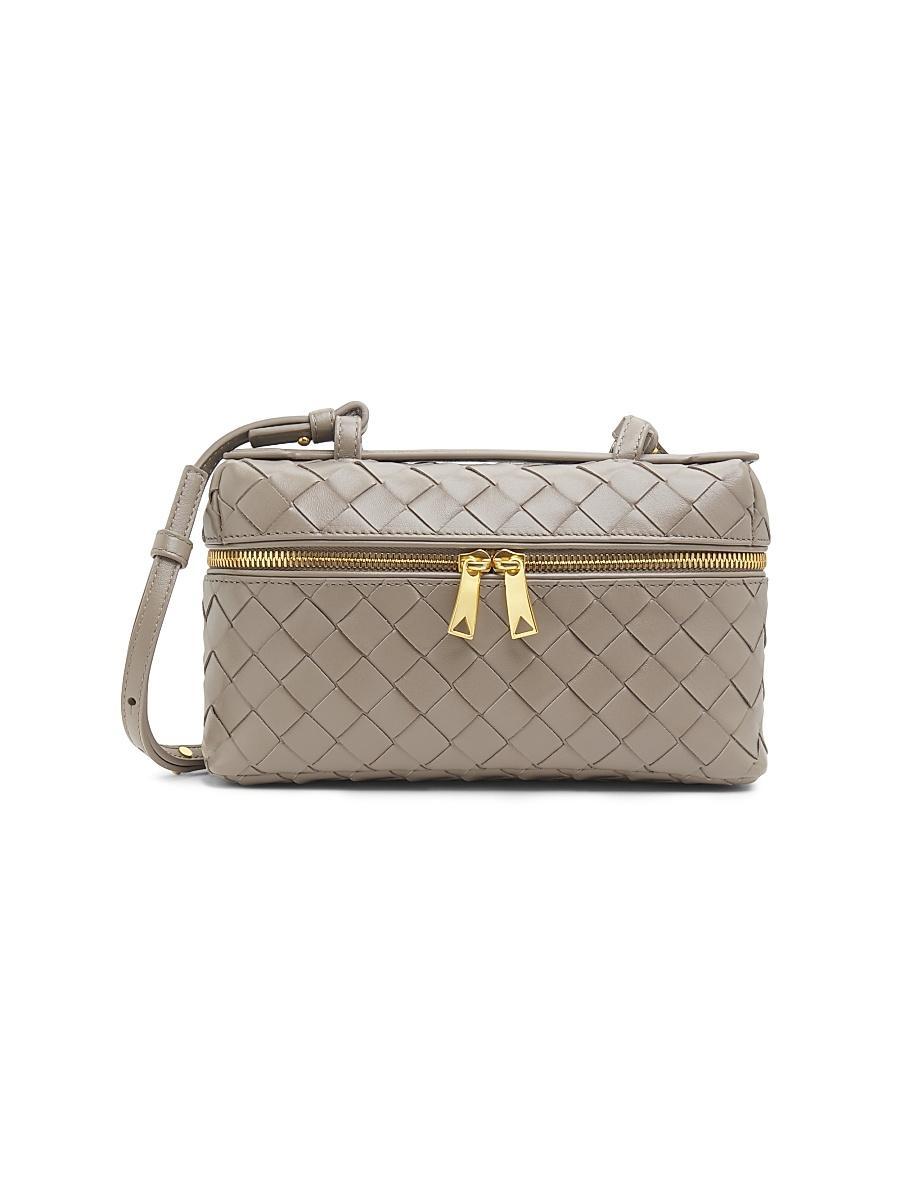 Womens Bang Bang Intrecciato Leather Crossbody Vanity Case Bag Product Image
