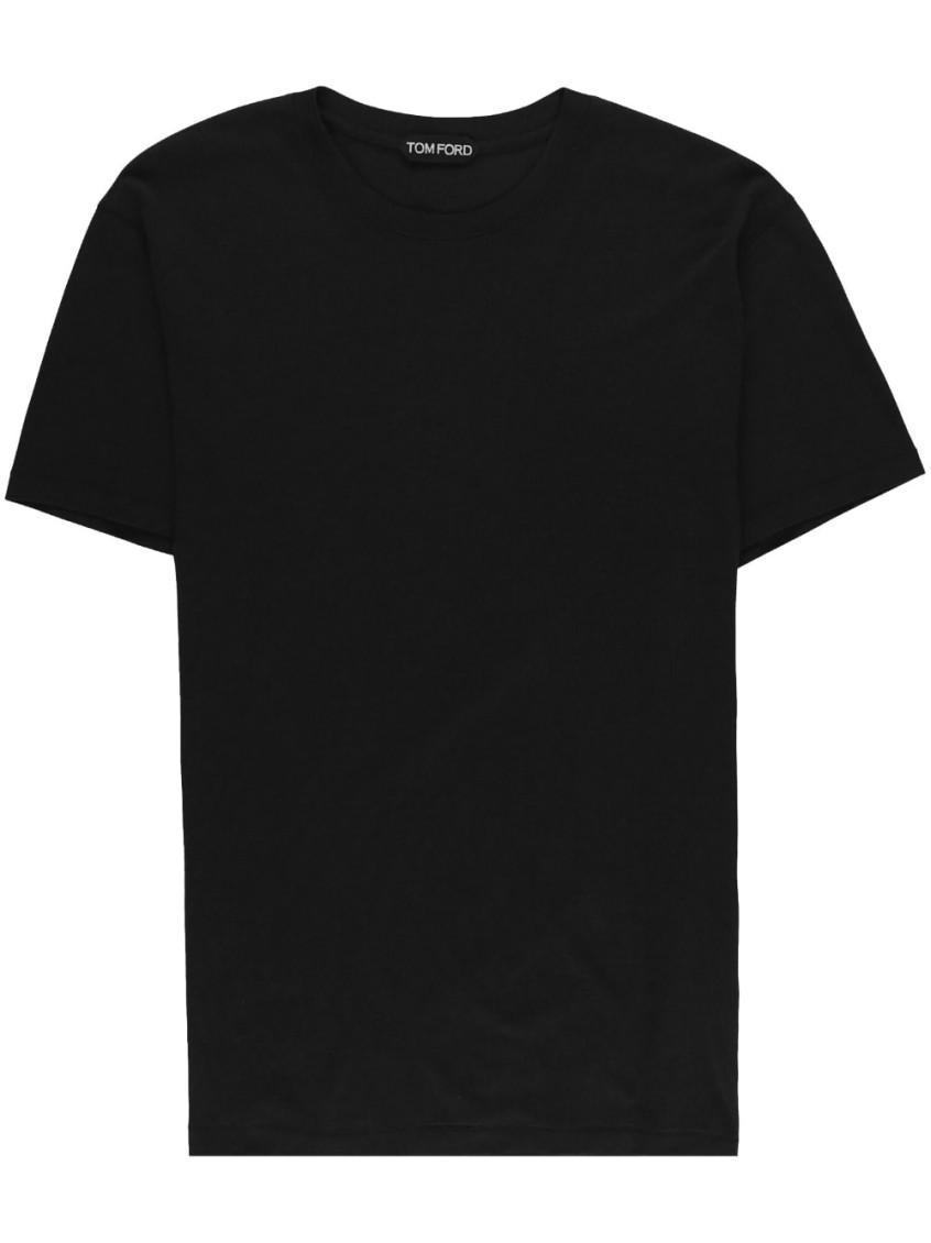 TOM FORD Cotton Blend T-shirt In Black Product Image