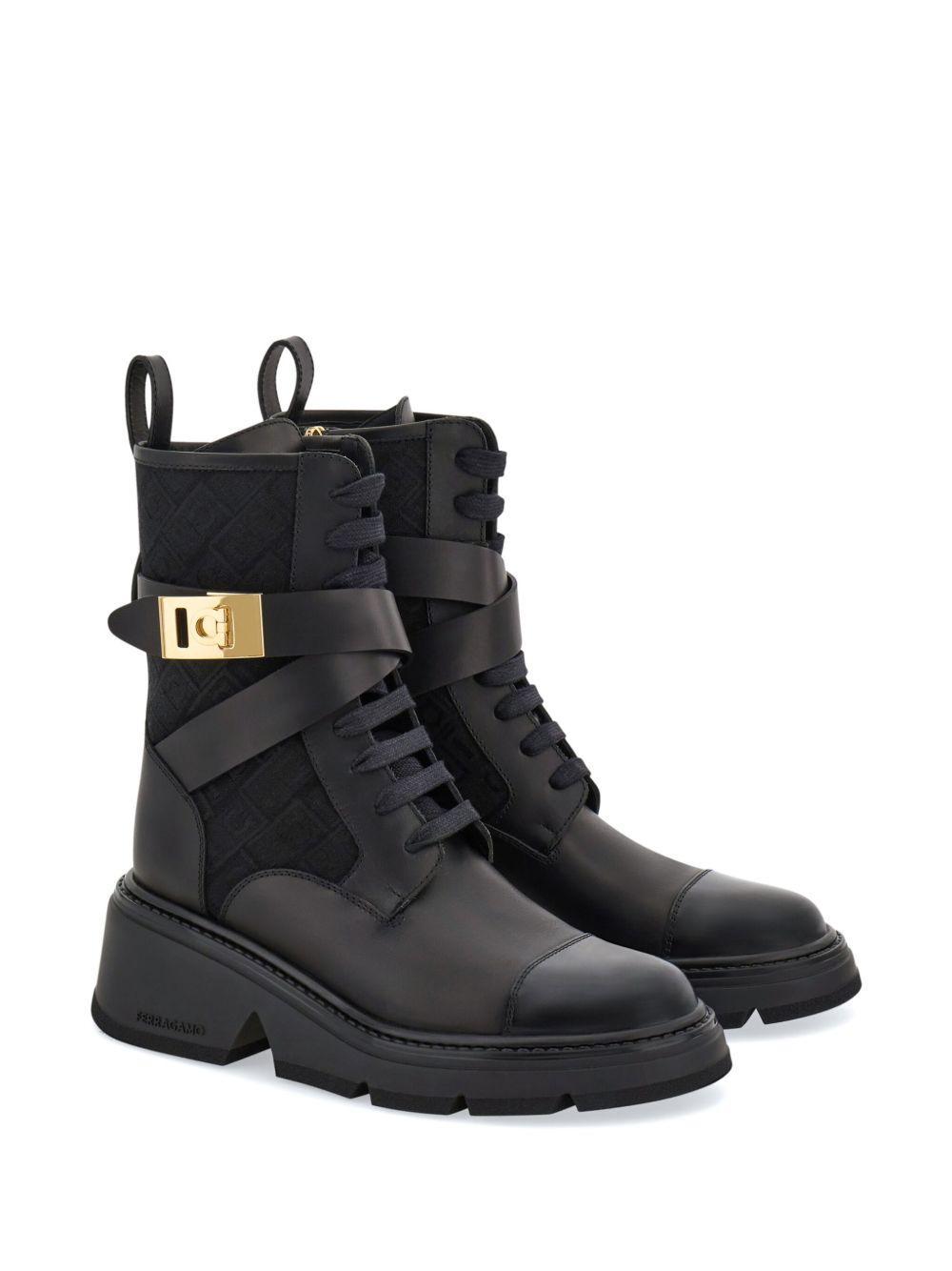 Monogram combat boots Product Image