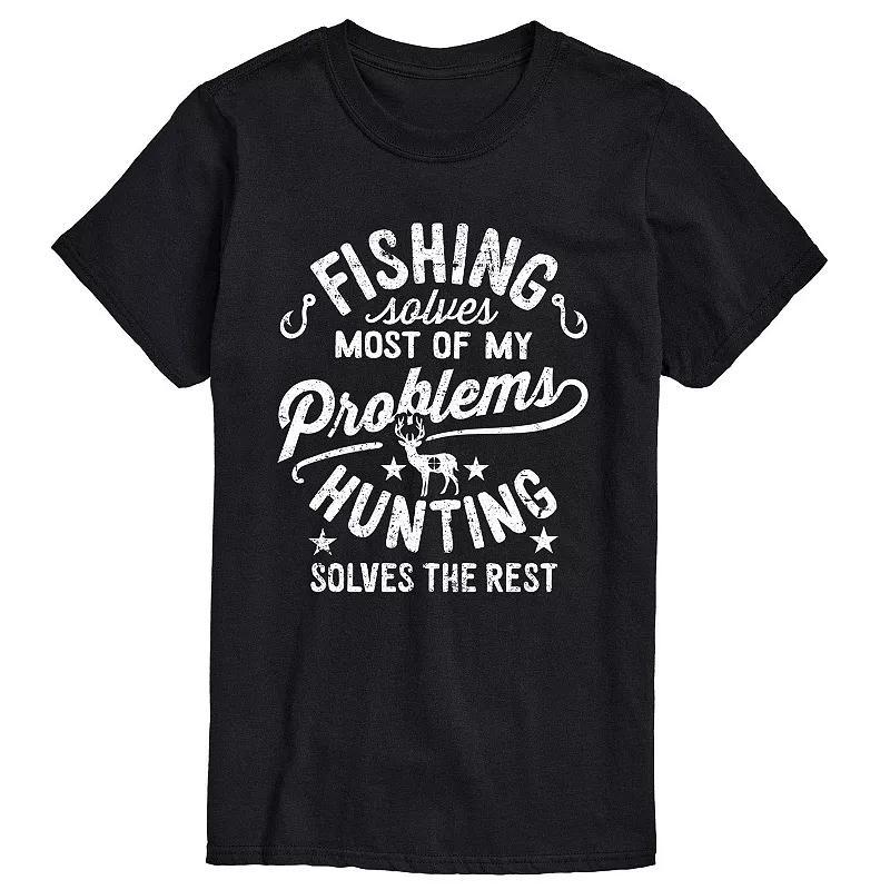 Mens Fishing Solves My Problems Tee Product Image