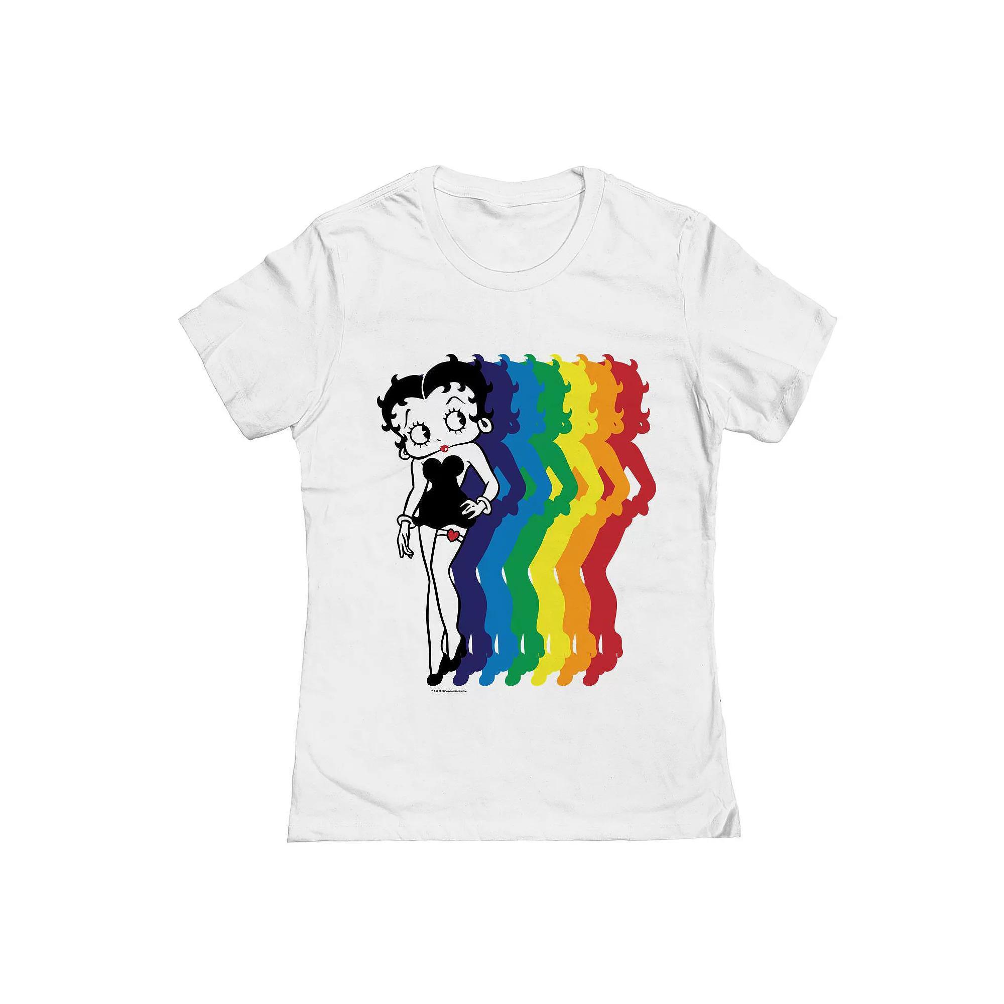 Junior's Grayson Threads The Label Pride Rainbow Blend Pride Graphic Tee, Women's, Size: XXL, White Product Image