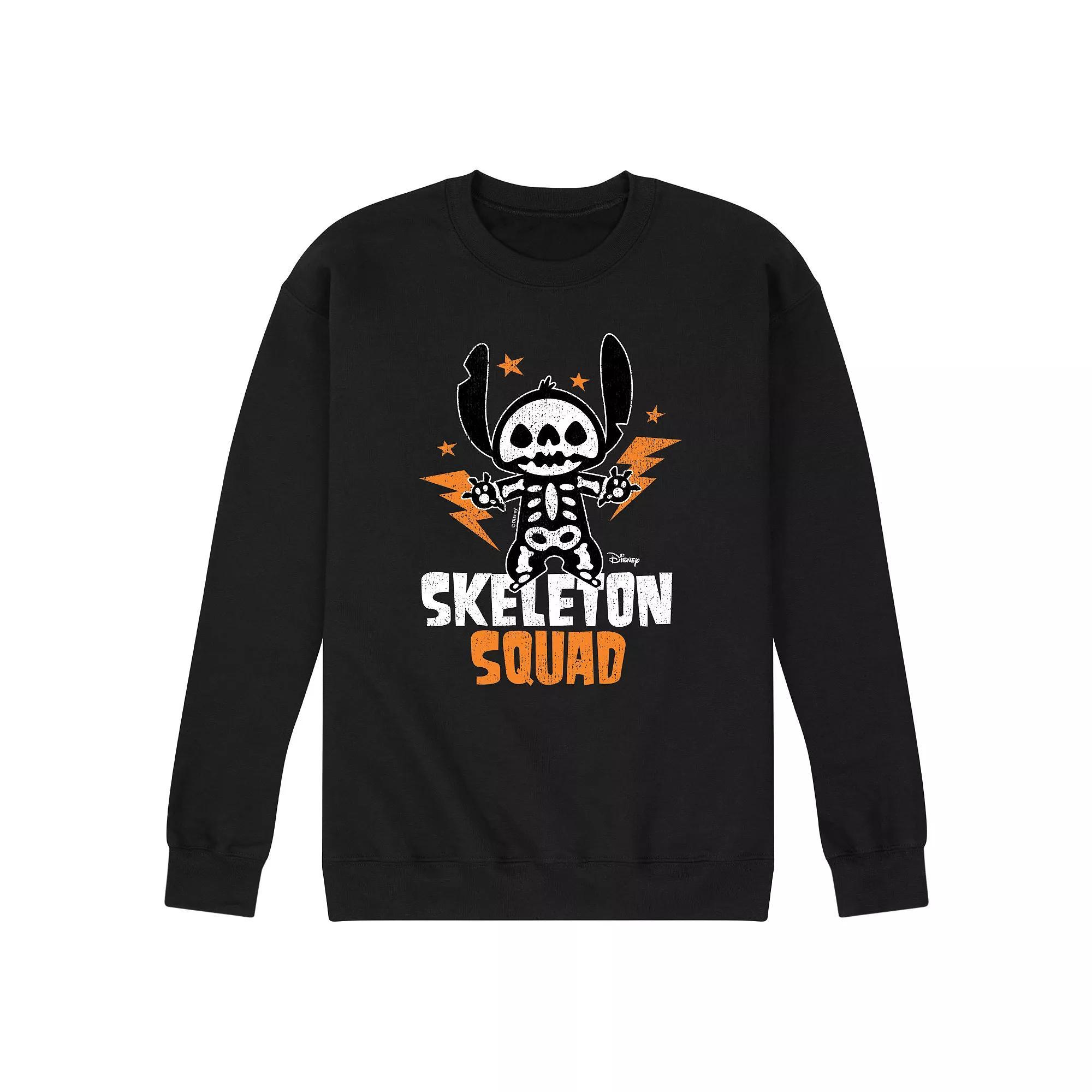 Disneys Lilo & Stitch Mens Skeleton Squad Fleece Product Image