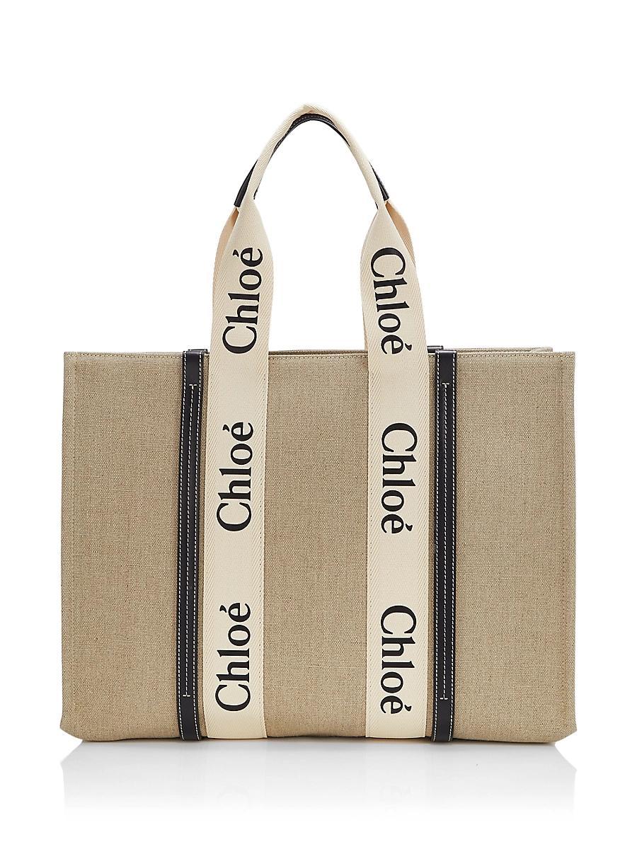 Womens Large Woody Canvas Tote Product Image