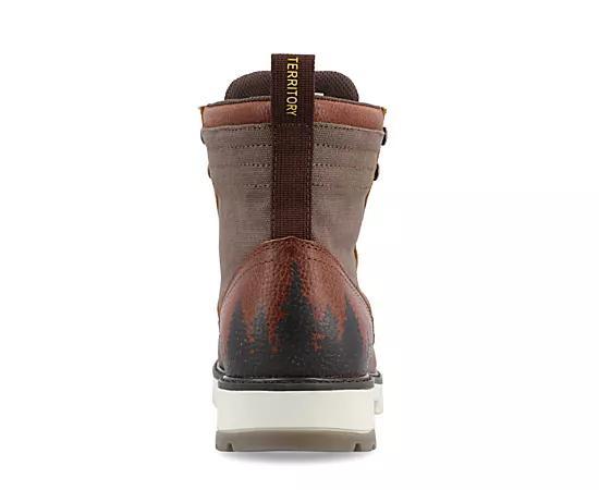 Mens Territory Timber Tru Comfort Foam Water Resistant Moc Toe Lace-up Ankle Boots Product Image