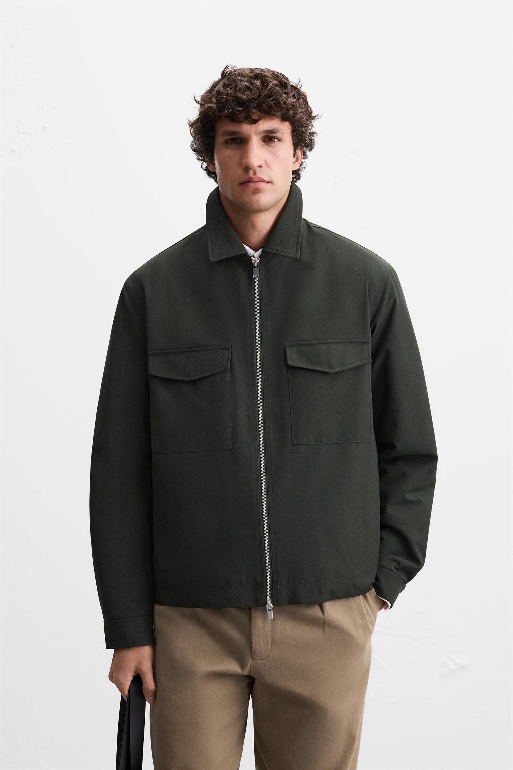 REGULAR FIT PADDED OVERSHIRT Product Image