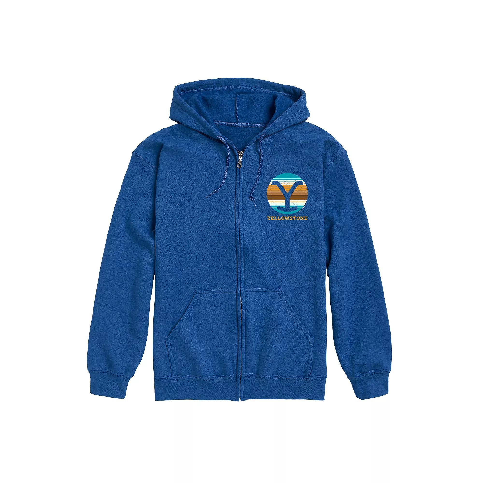 Mens Yellowstone Y Brand Blanket Zip Hoodie Product Image