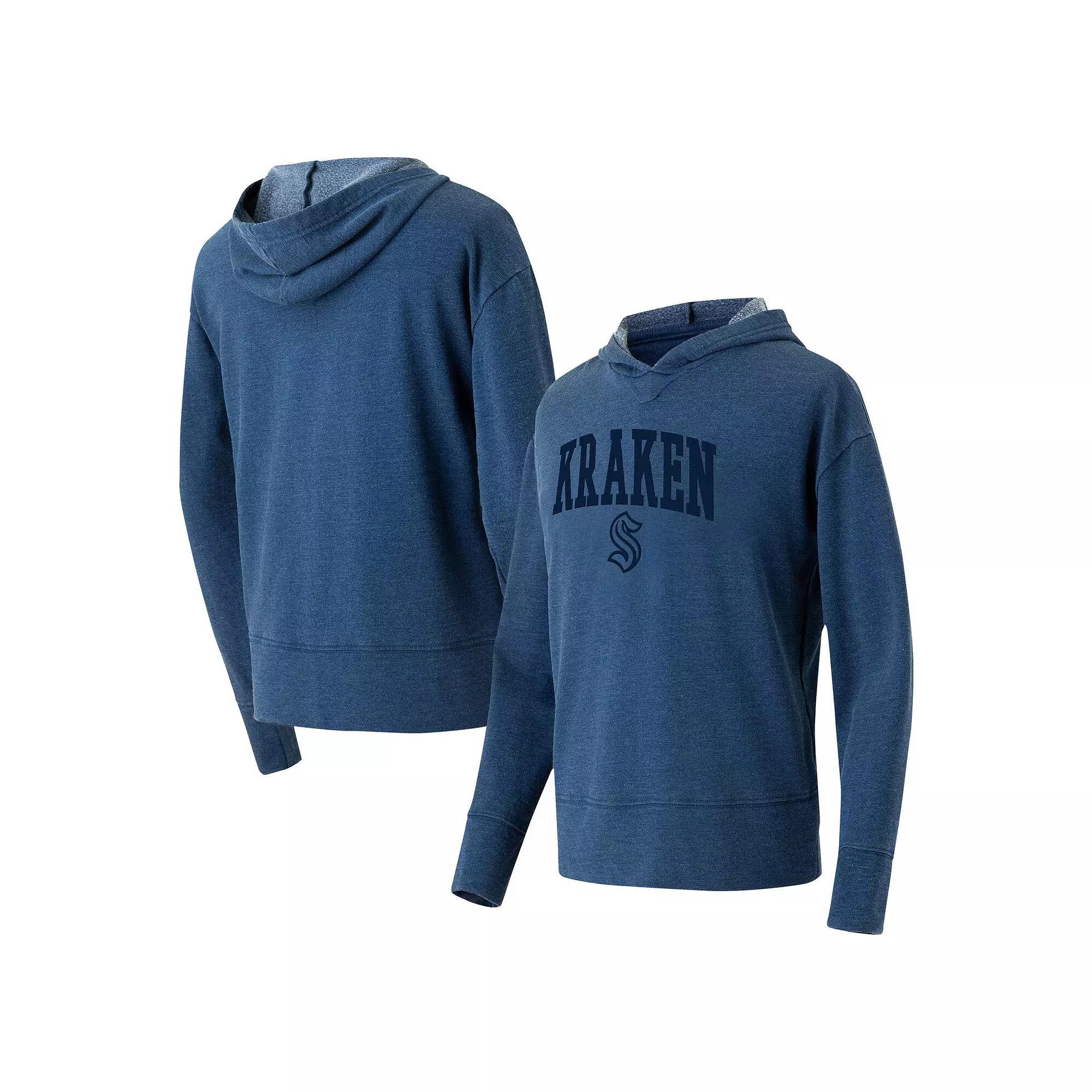 Women's Concepts Sport Deep Sea Blue Seattle Kraken Volley Pullover Hoodie, Size: Small, Krk Blue Product Image
