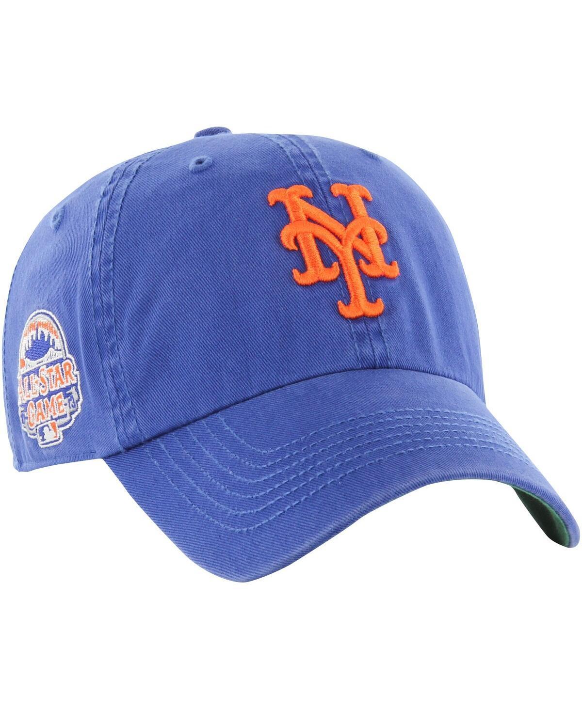 Men's '47 Royal New York Mets Sure Shot Classic Franchise Fitted Hat, Size: XL, Blue Product Image