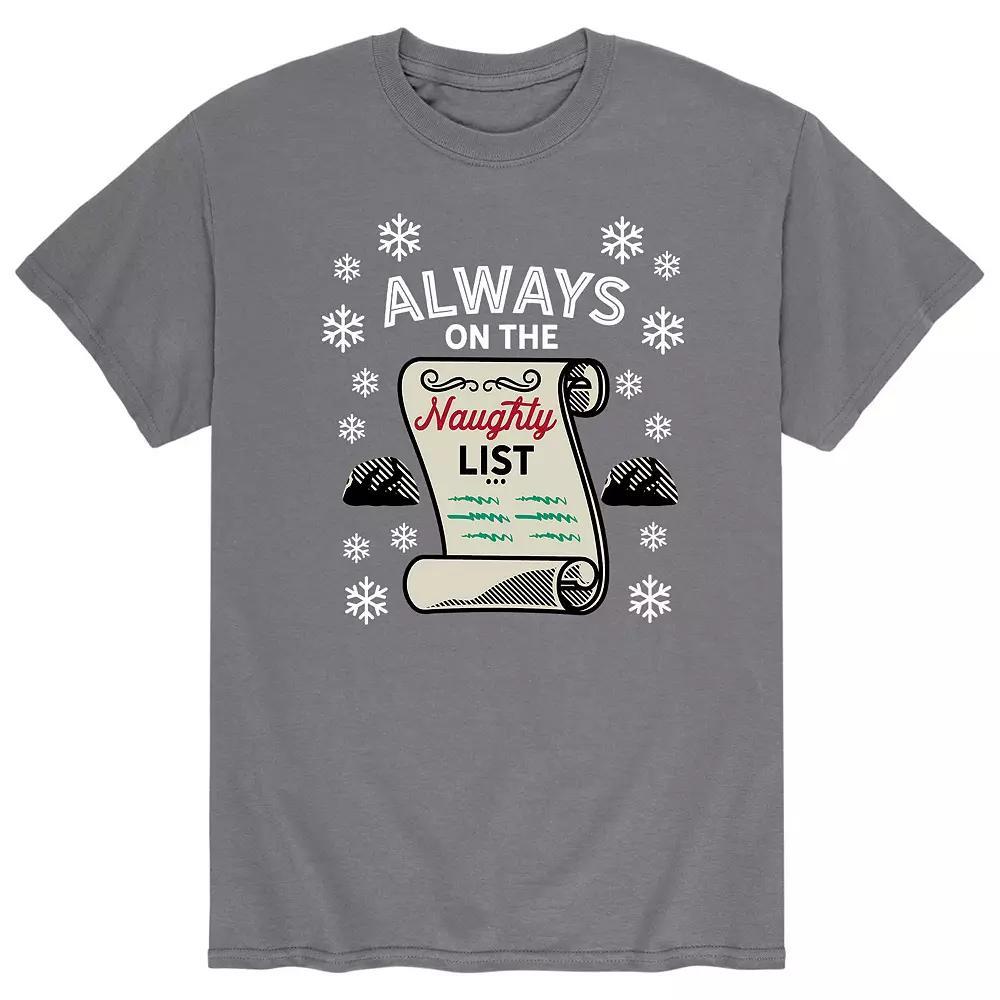 Mens The Naughty List Graphic Tee Product Image