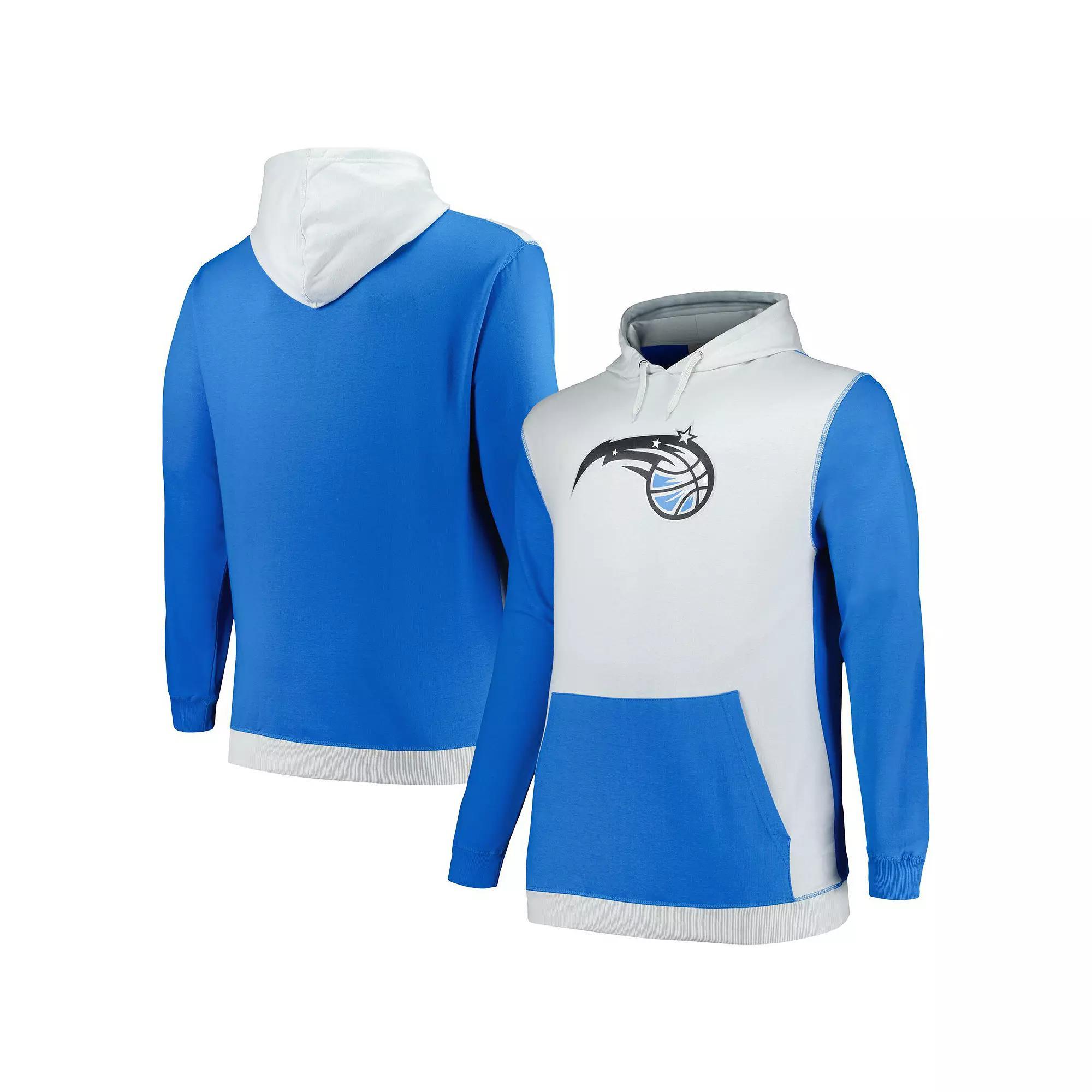Men's Fanatics Branded Blue/Silver Orlando Magic Big & Tall Primary Arctic Pullover Hoodie, Size: XLT, Mag Blue Product Image