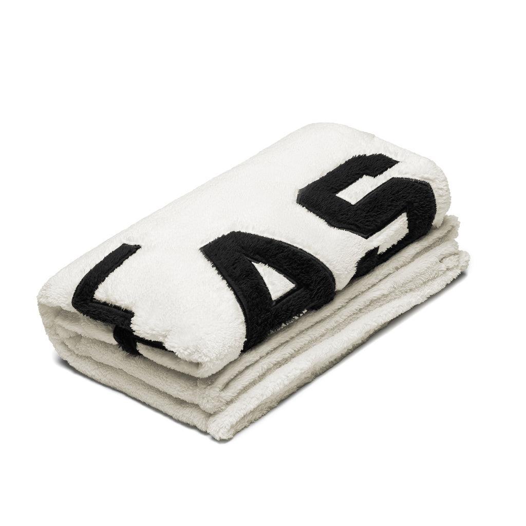 0888. Sherpa Recovery Blanket - Ivory Cream/Black Product Image