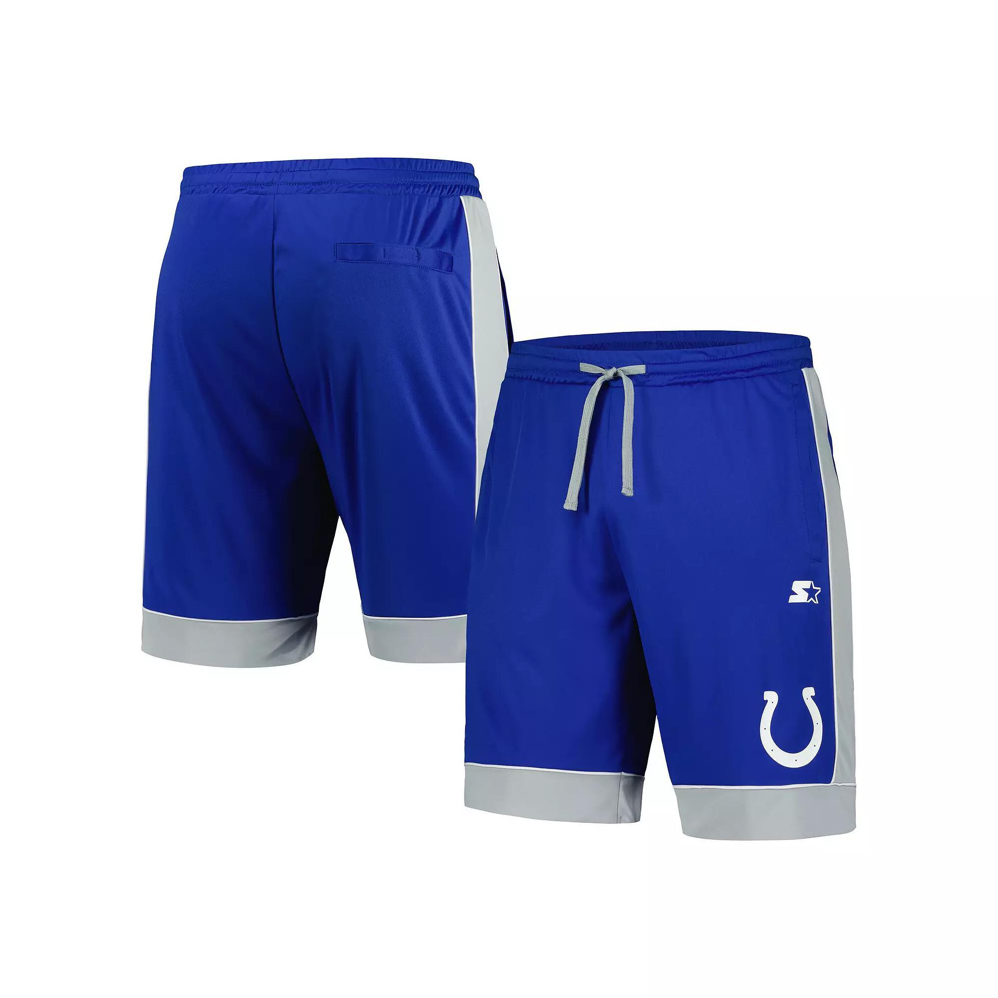 Men's Starter Royal/Gray Indianapolis Colts Fan Favorite Fashion Shorts, Size: Small, Blue Product Image