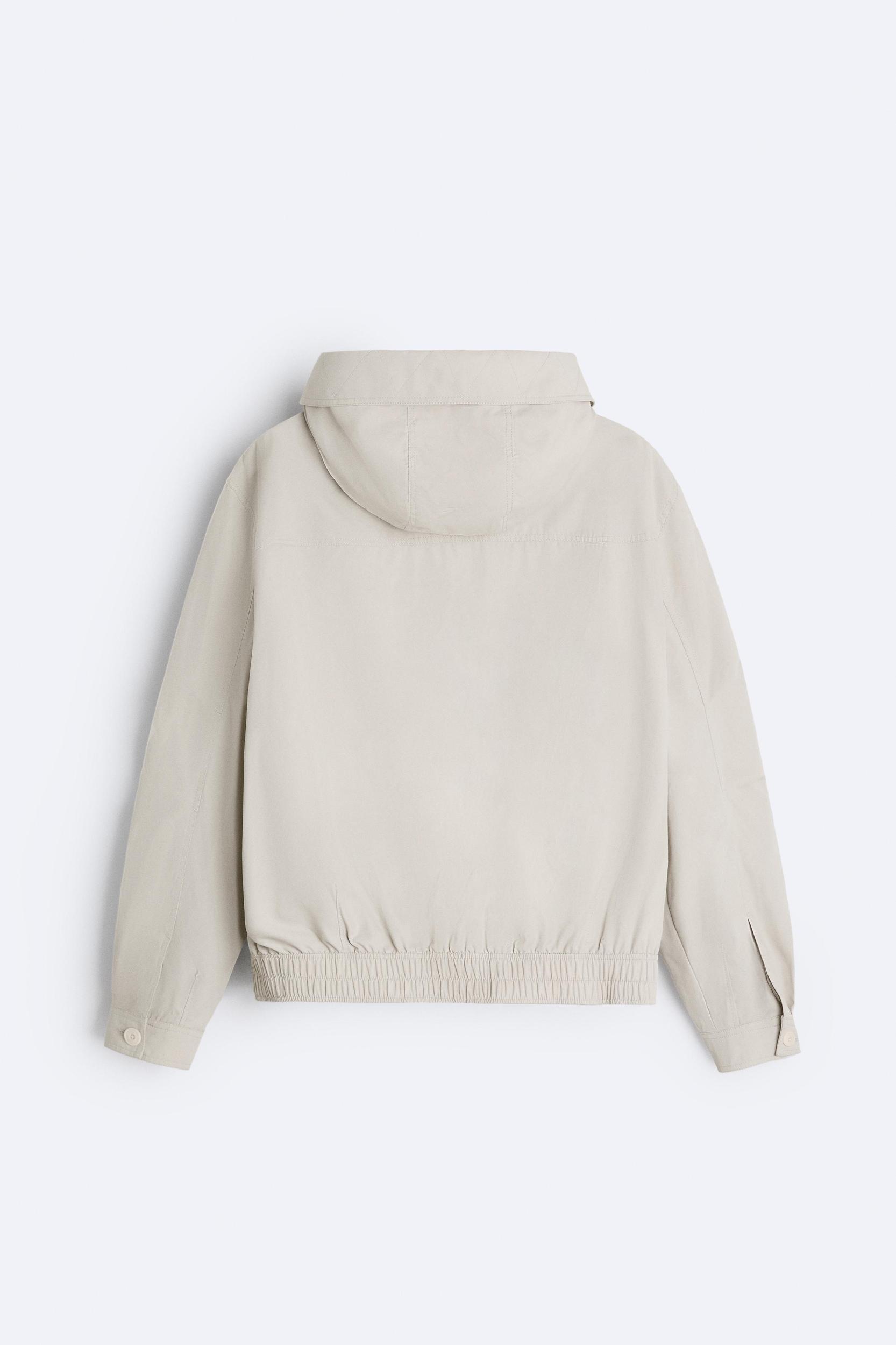 COTTON JACKET WITH HOOD Product Image