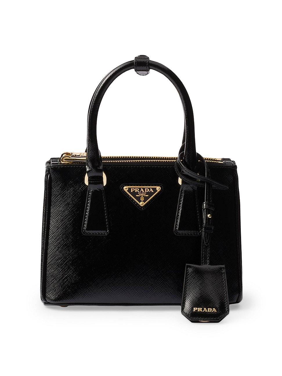 Womens Prada Galleria Patent Leather Mini-Bag Product Image