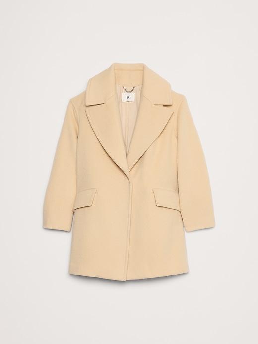 Double-Faced Wool-Blend Peacoat Product Image