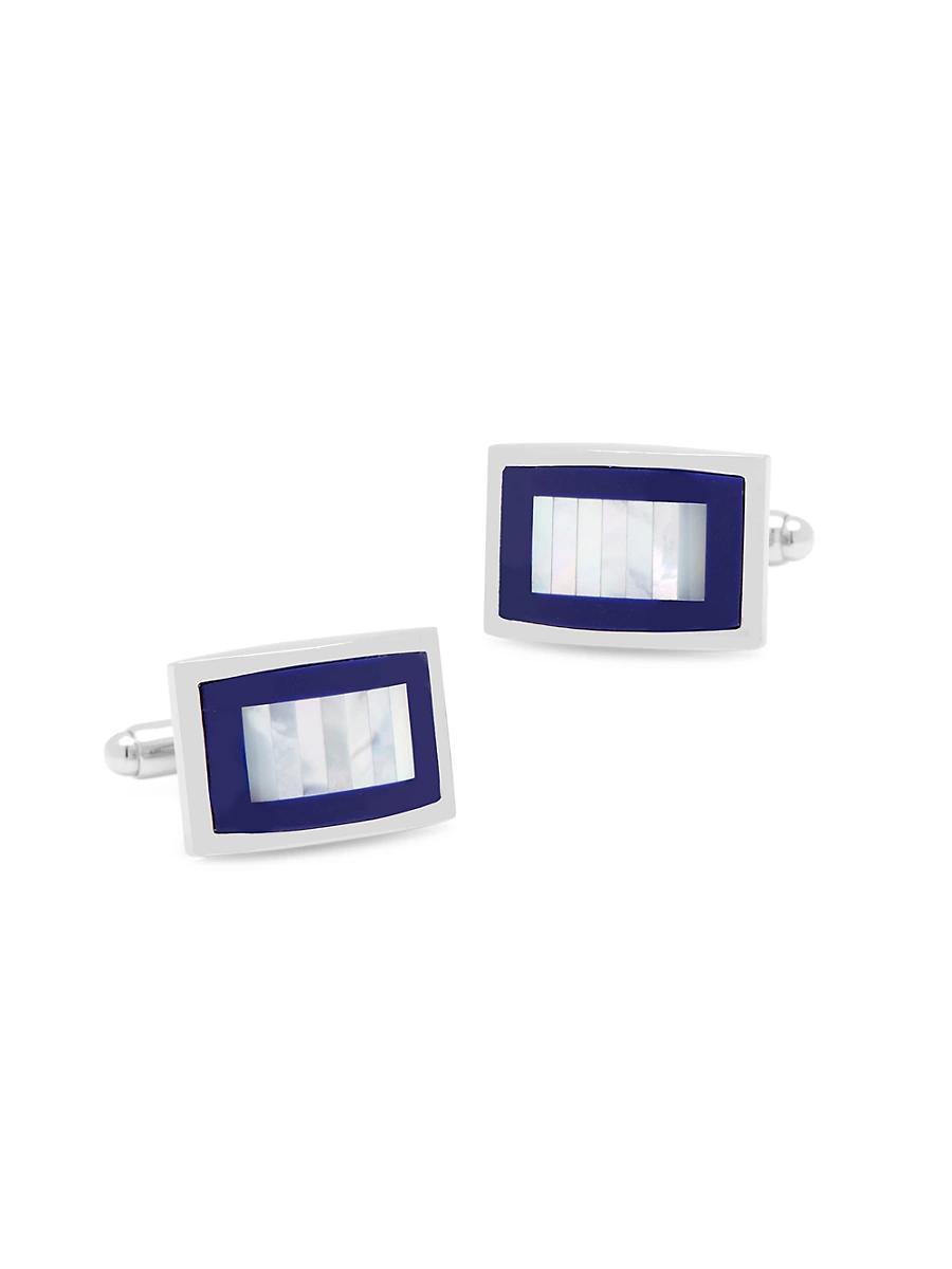 Mens Ox & Bull Trading Co. Pearl Cufflinks Product Image