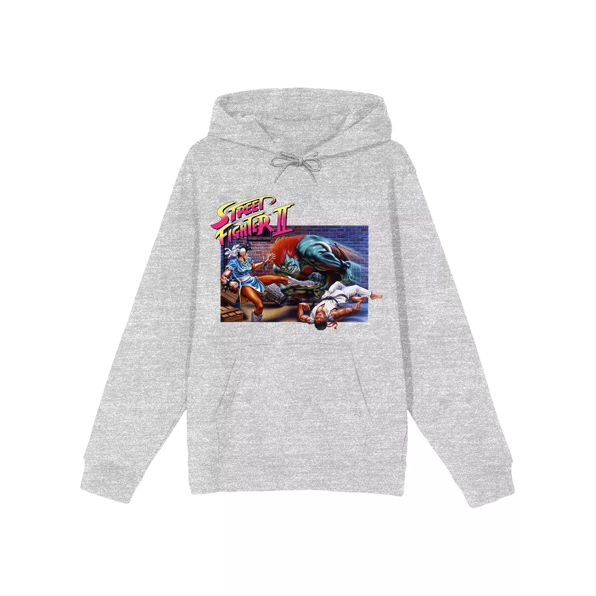 Men's Street Fighter II Classic Hoodie, Size: Small, Black Product Image