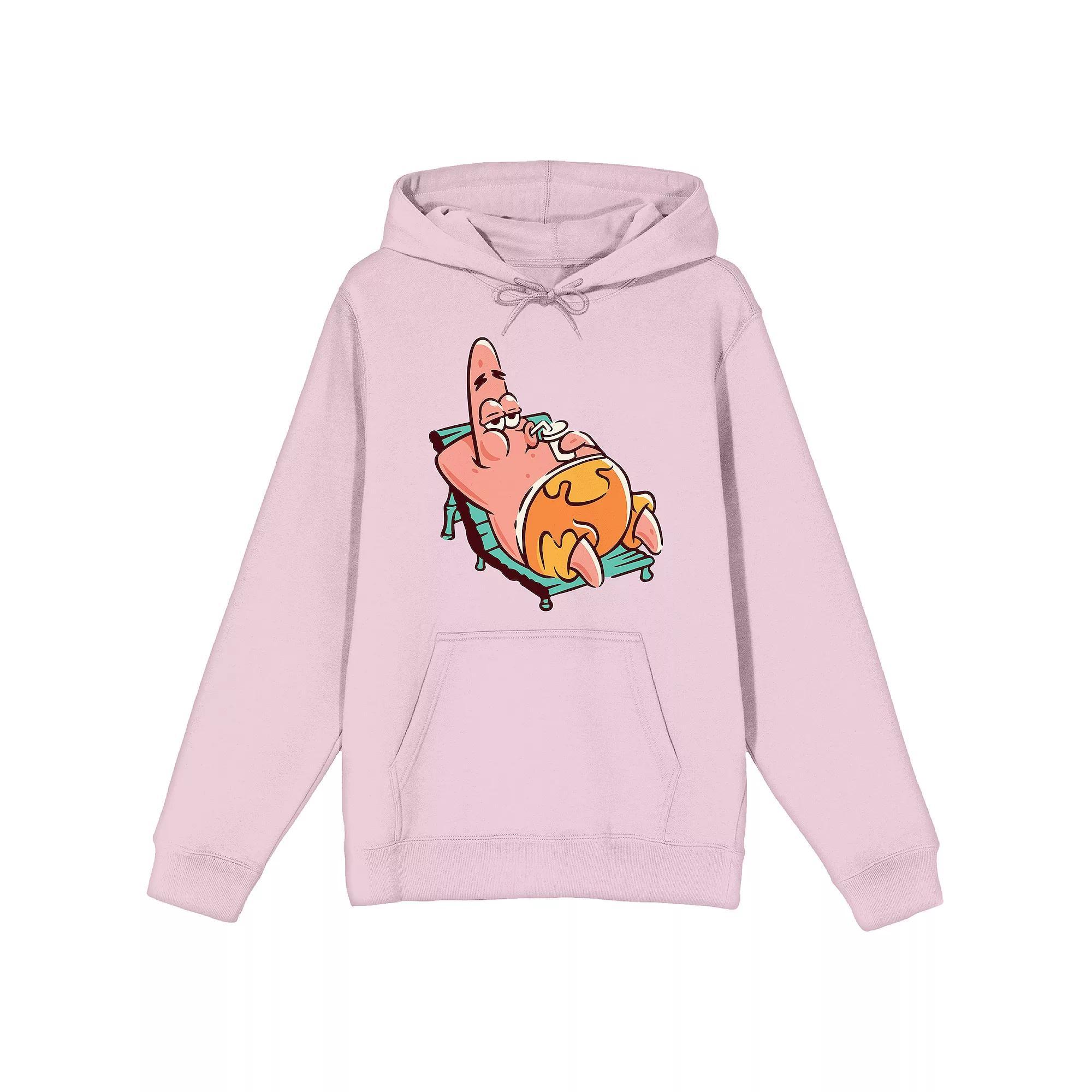 Men's SpongeBob SquarePants Hoodie, Size: XL, Pink Product Image