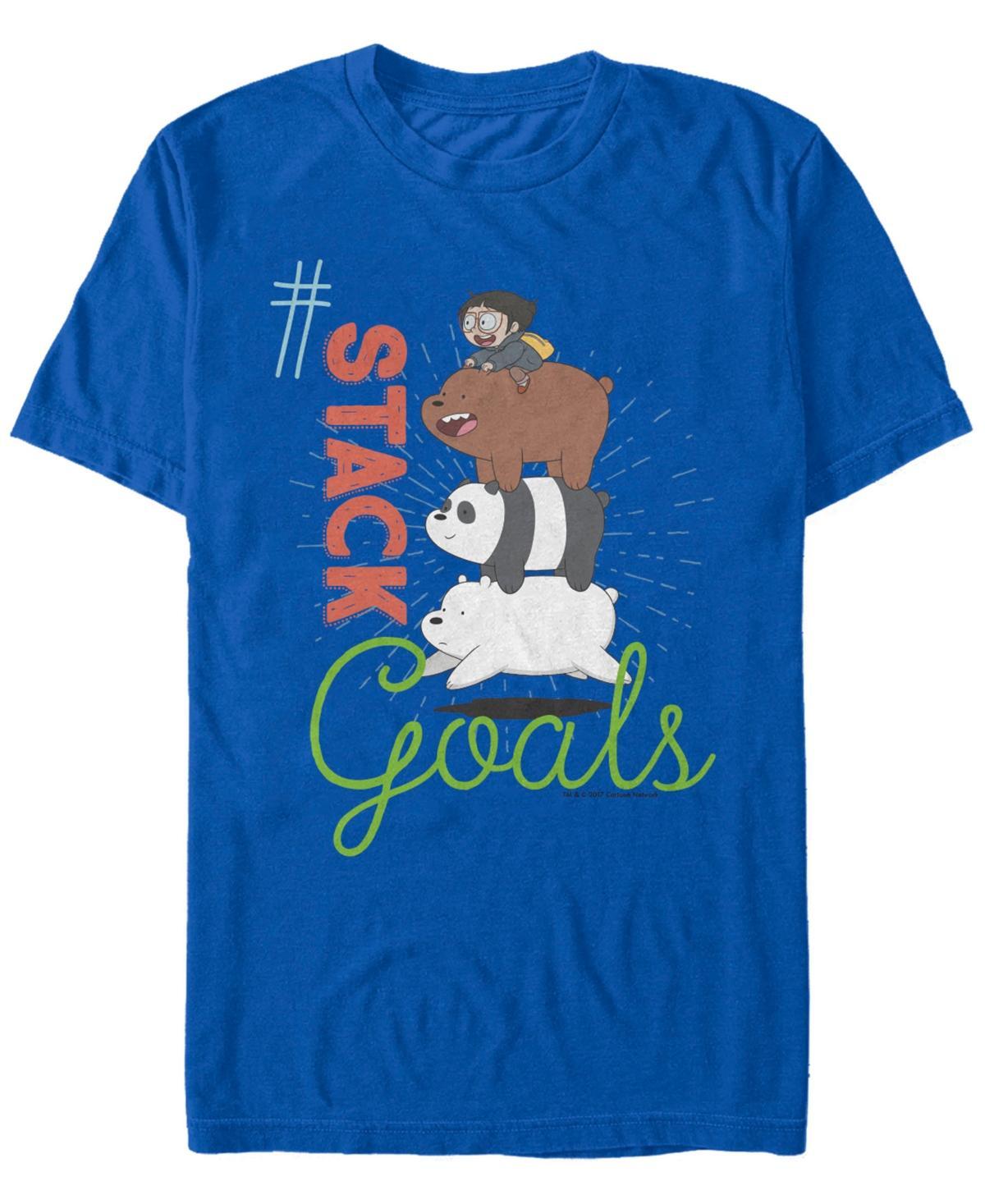 Men's We Bare Bears This My Squad Patch Tee, Size: XXL, Grey Product Image