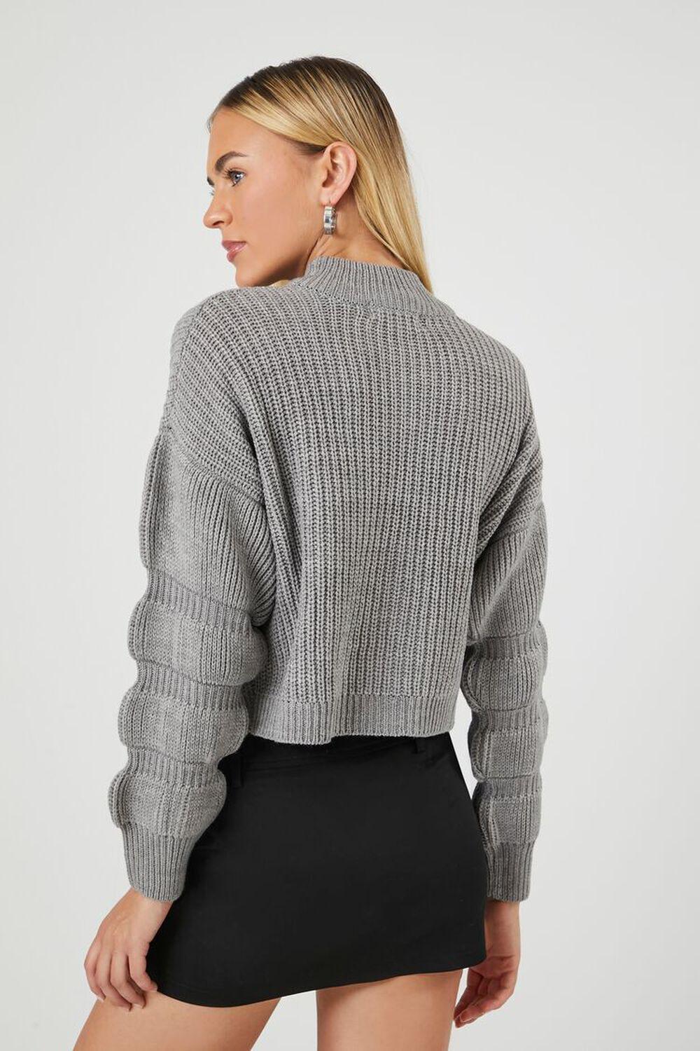 Ribbed Knit Mock Neck Sweater | Forever 21 Product Image
