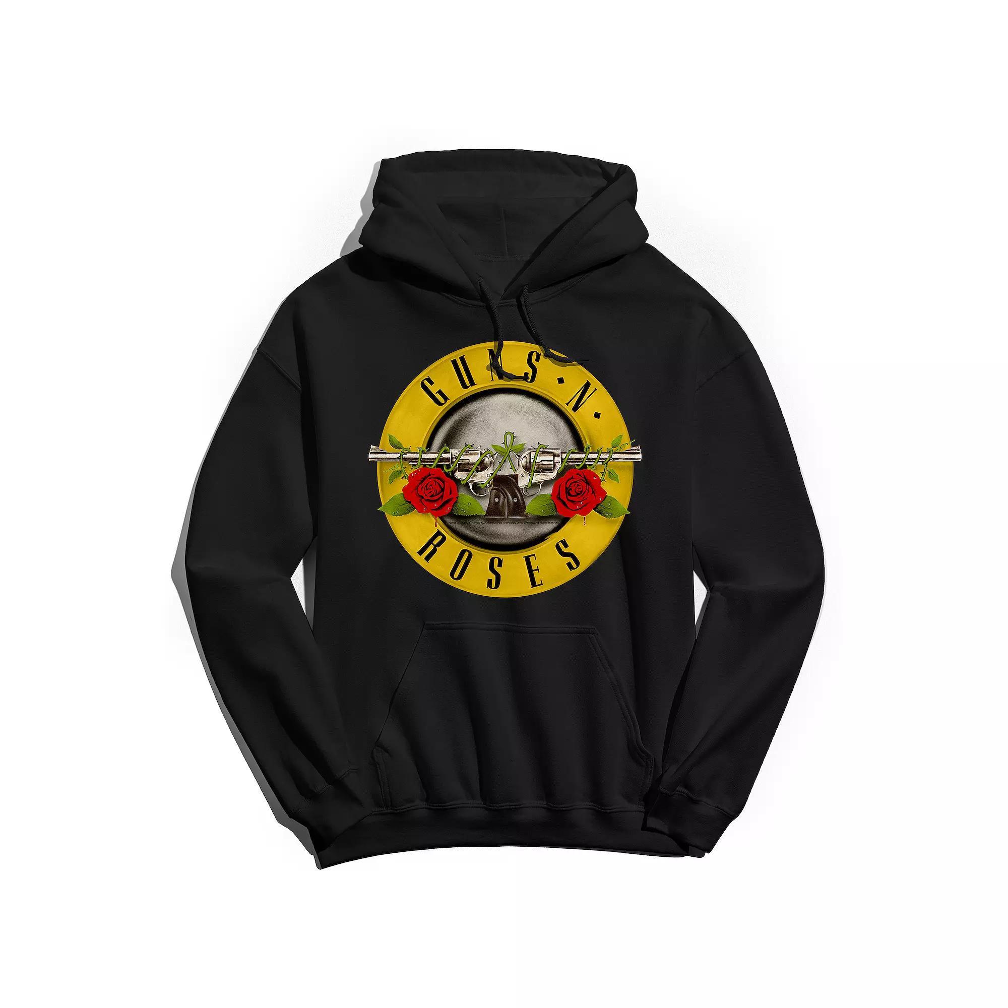 Men's Guns n' Roses Bullet Hoodie, Size: XL, Black Product Image