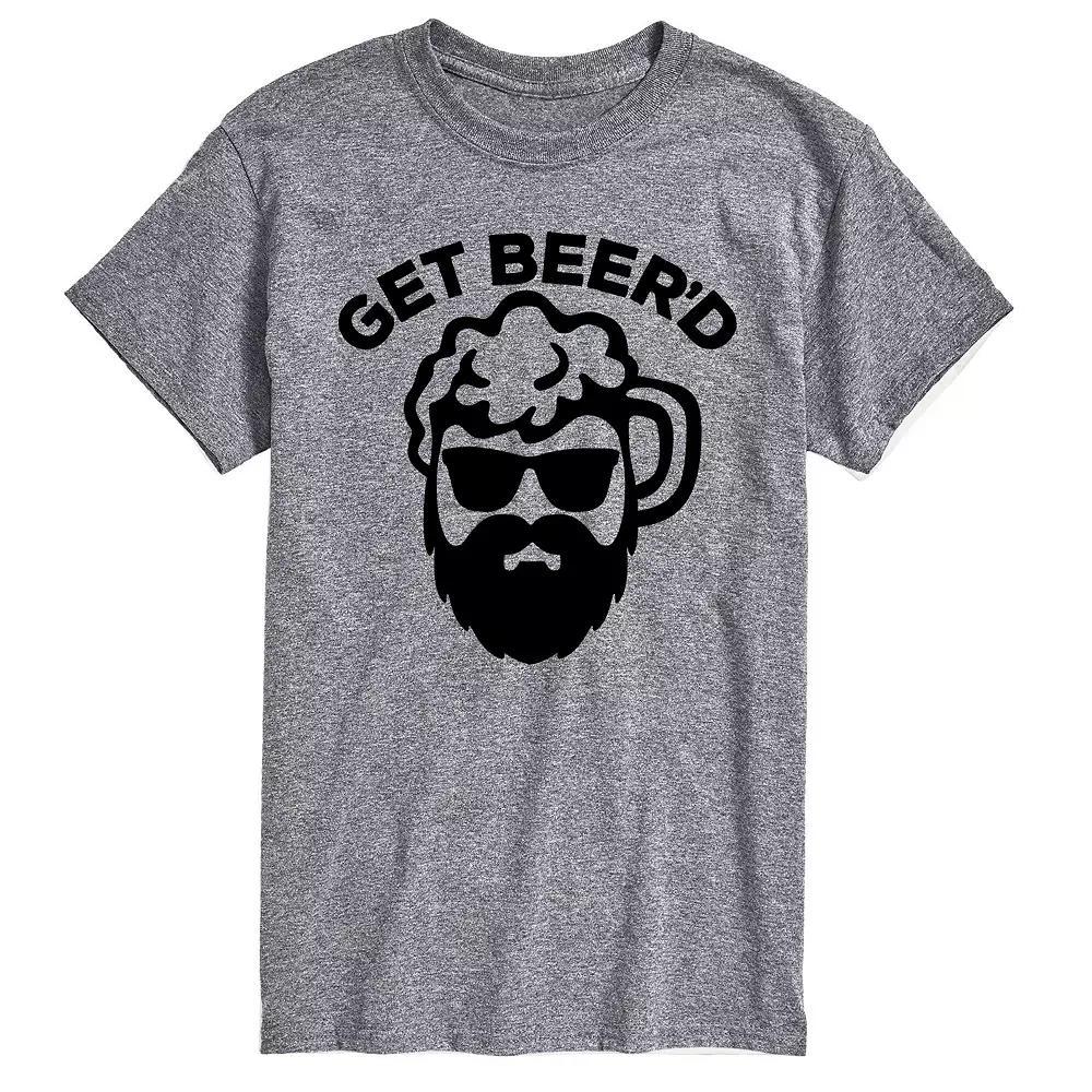 Big & Tall Get Beerd Graphic Tee, Mens Product Image