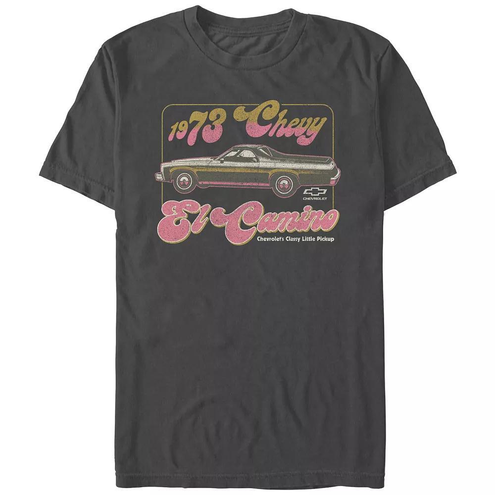Men's Chevy 1973 El Camino Graphic Tee, Size: XXL, Grey Product Image