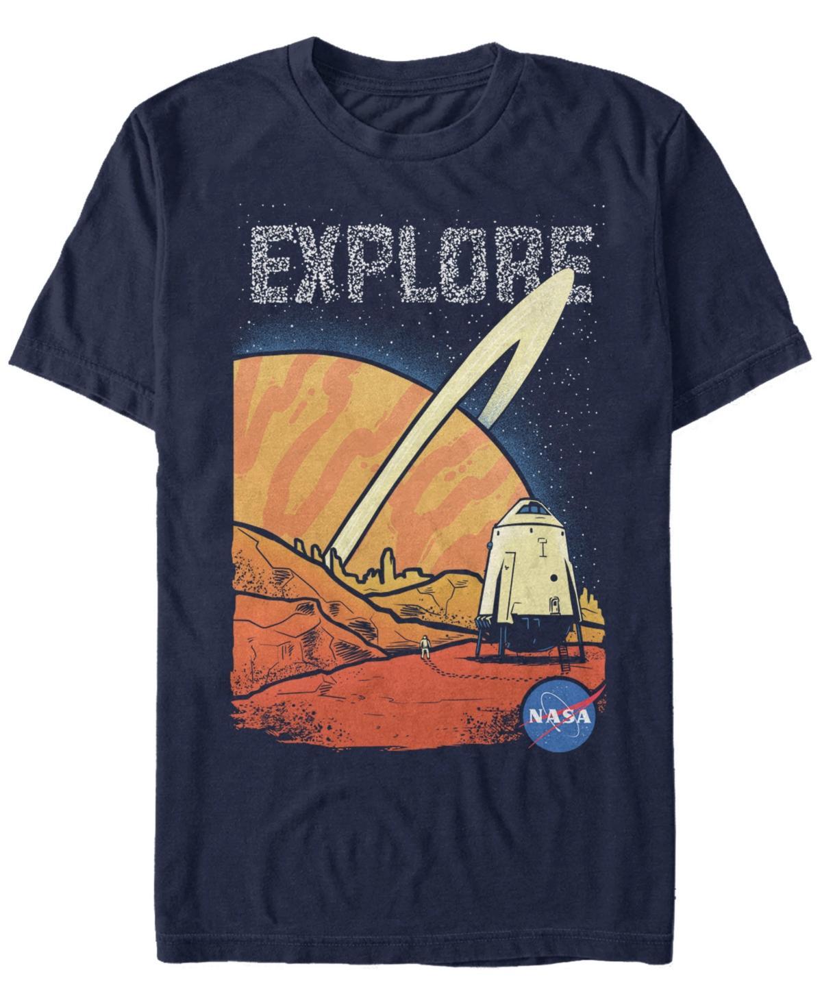 Men's NASA Planet Exploration Tee, Size: XXL, Blue Product Image