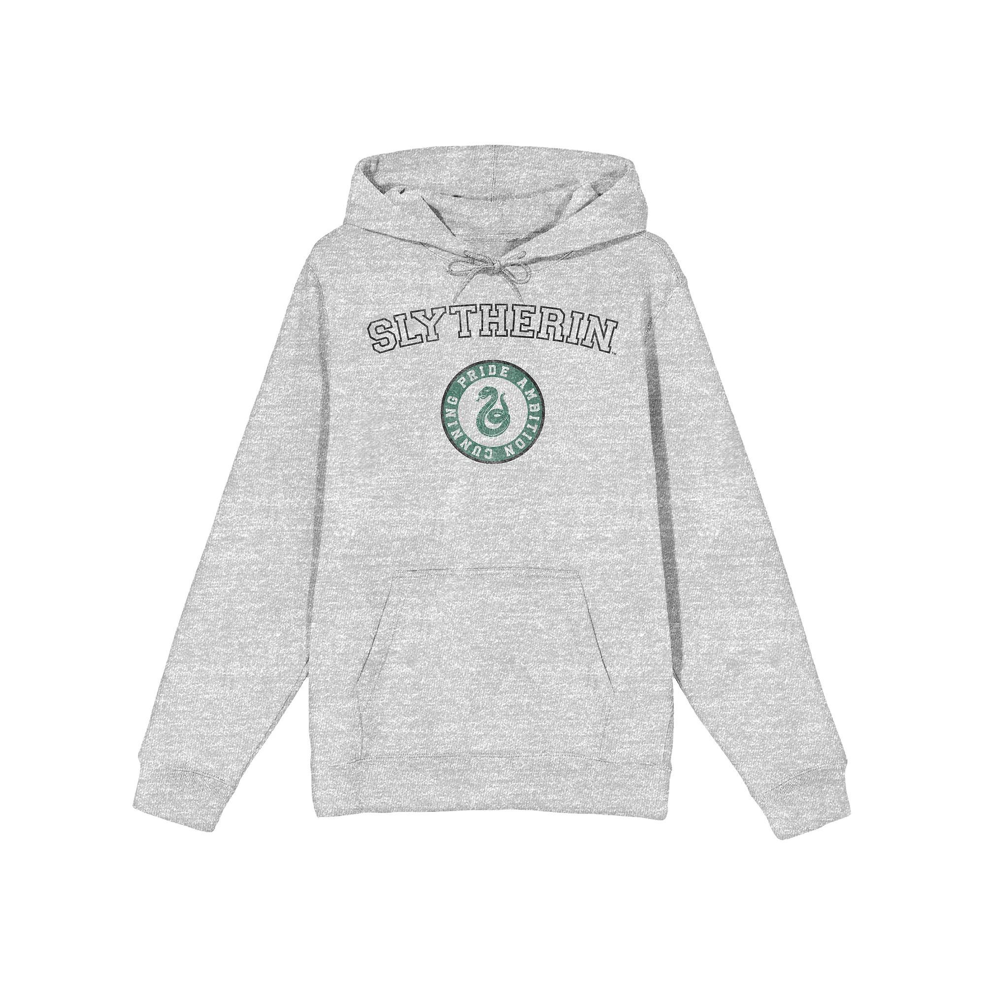Men's Harry Potter Slytherin Values Hoodie, Size: XL, Grey Product Image