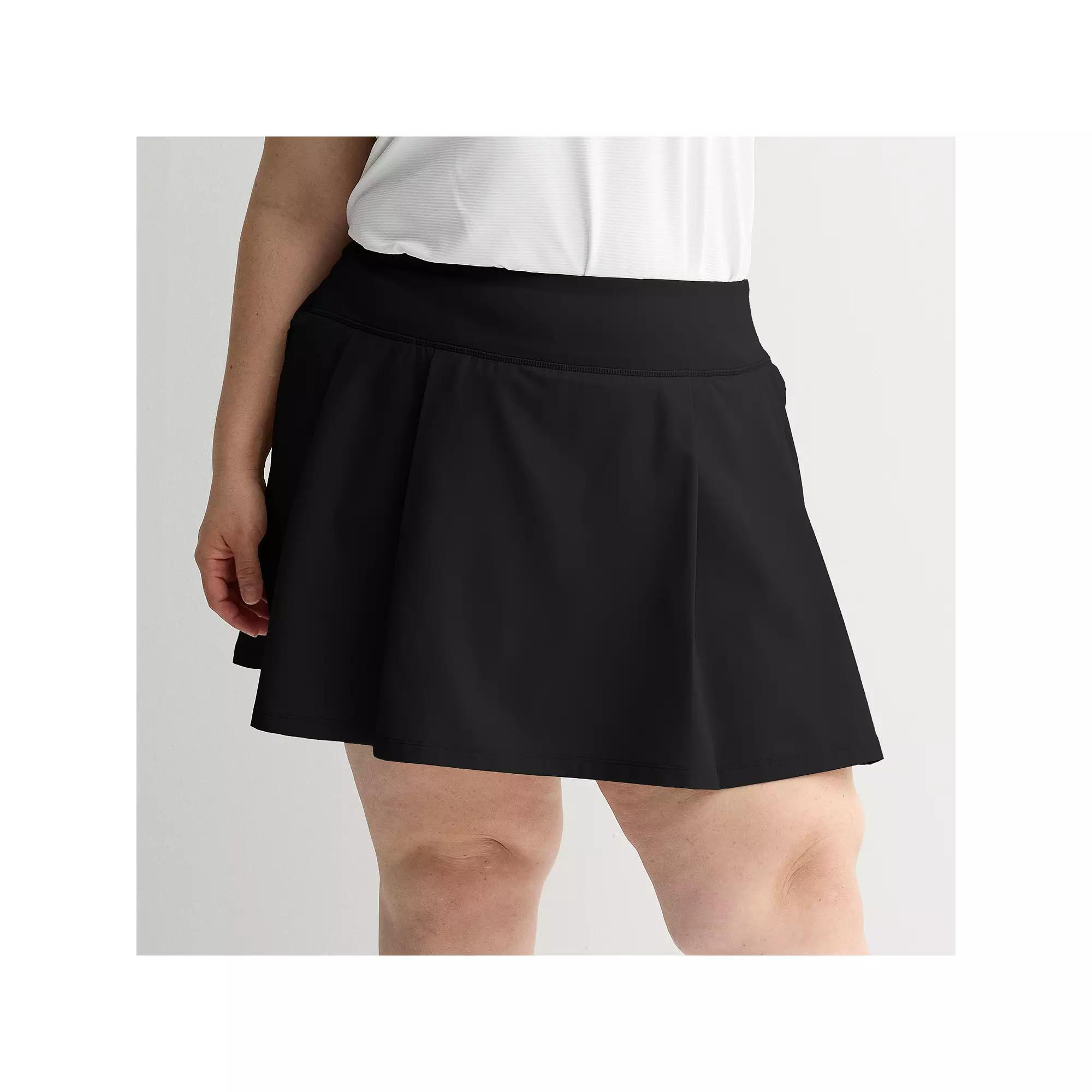 Plus Size Tek Gear Woven Golf Skort, Women's, Size: 3XL, Mineral Black Product Image