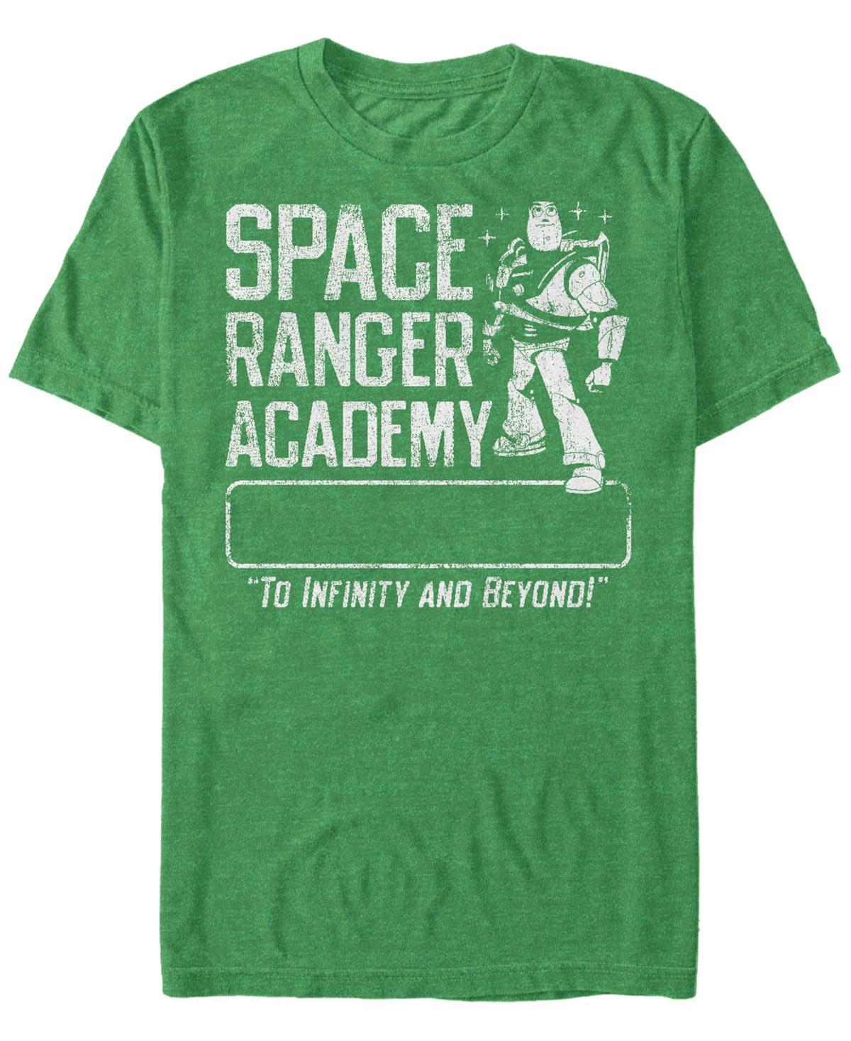 Disney / Pixar's Toy Story Buzz Lightyear Men's Space Ranger Academy Name Tee, Size: XXL, Kelly Grey Product Image