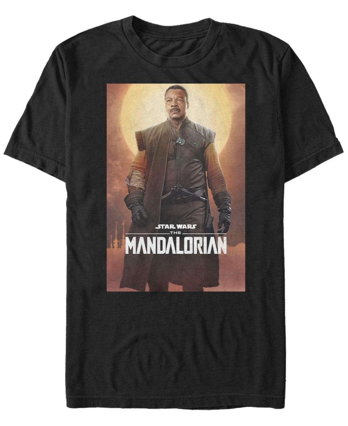 Men's Star Wars The Mandalorian Character Poster Tee, Size: 3XL, Black Product Image