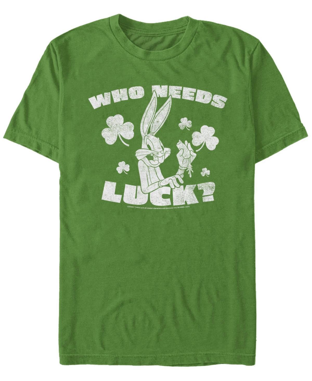 Men's Looney Tunes Bugs What's Luck Tee, Size: XL, Kelly Product Image