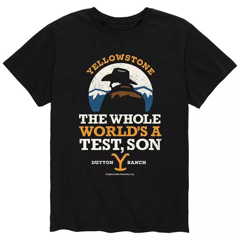 Mens Yellowstone Worlds A Test Tee Product Image