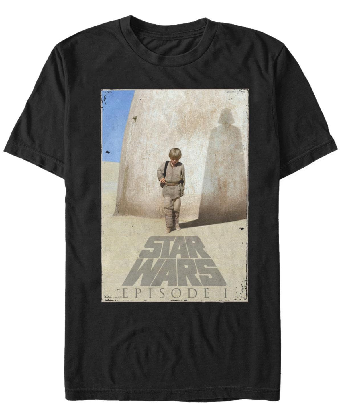 Men's Star Wars Episode 1 Movie Poster Tee, Size: Large, Black Product Image