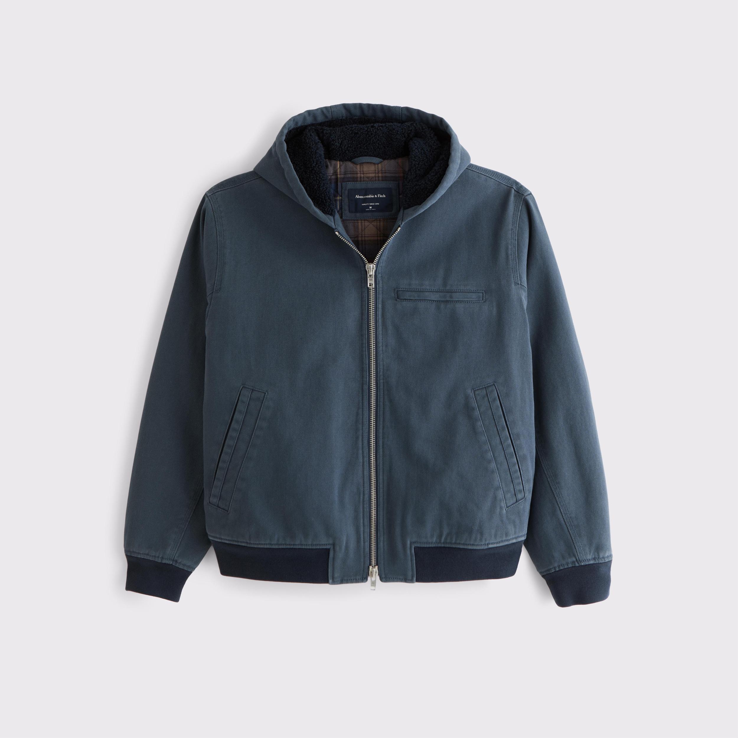 Hooded Workwear Bomber Jacket Product Image